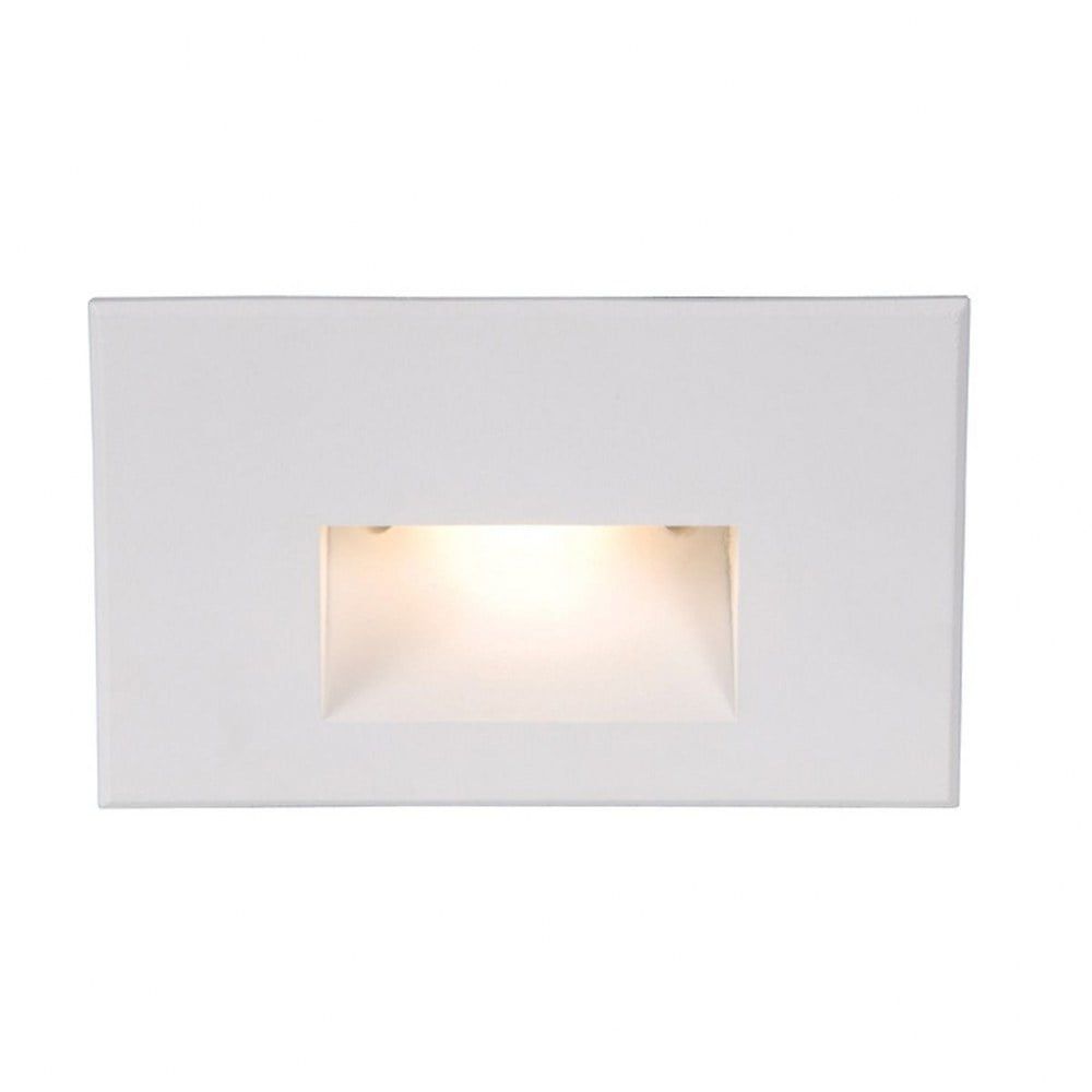 White Dimmable Steel LED Step and Wall Light