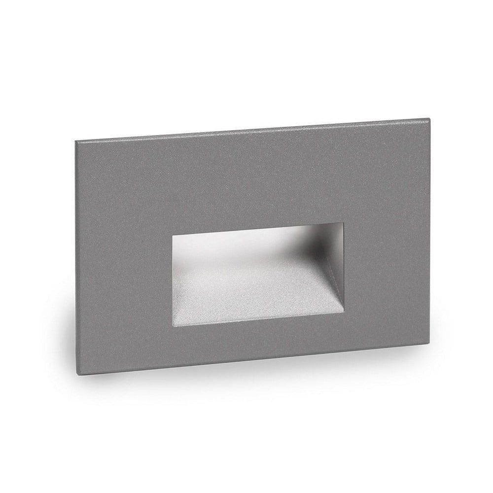Graphite Steel 5" Dimmable LED Step and Wall Light