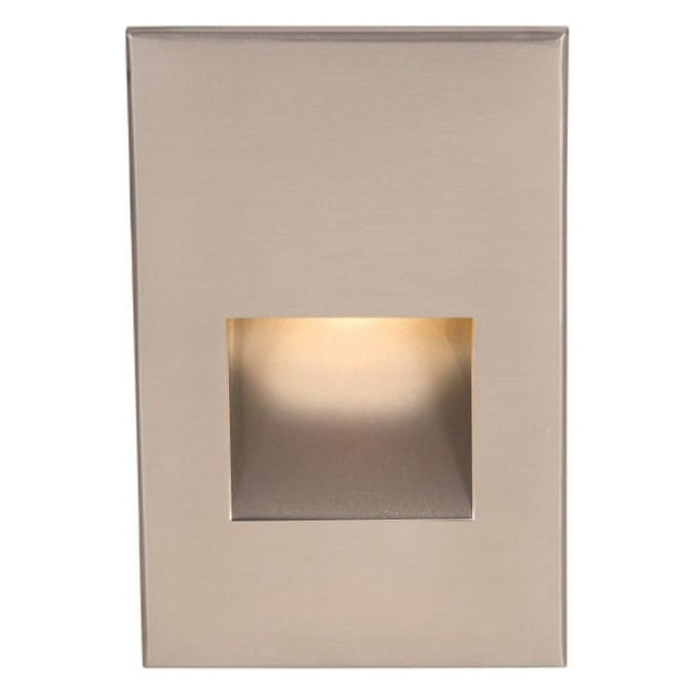 Brushed Nickel Dimmable LED Step and Wall Light