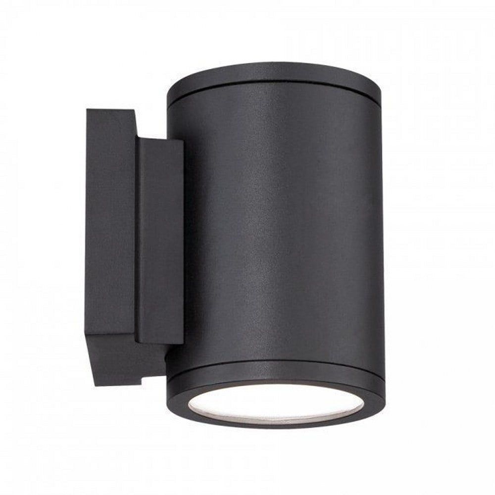 Graphite Cylinder Dimmable LED Outdoor Wall Sconce