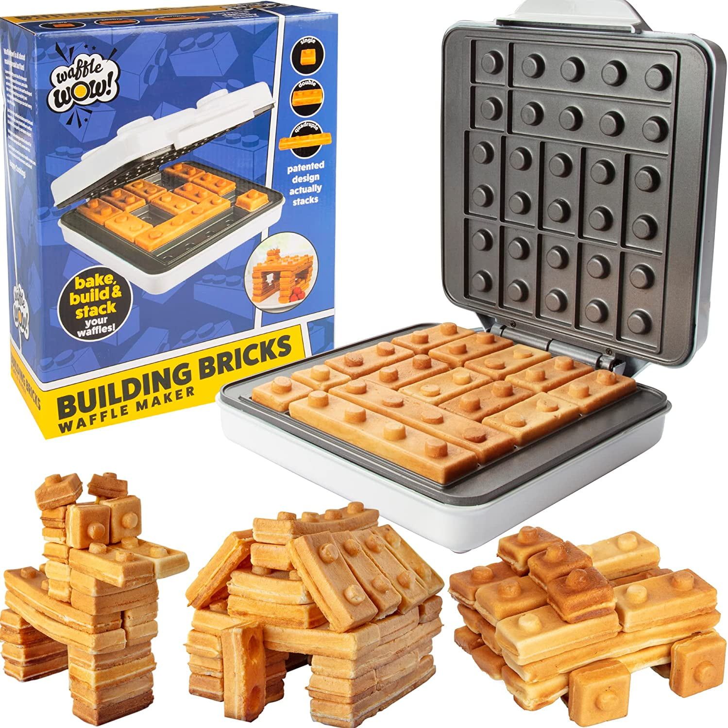 Nonstick Building Brick Electric Waffle Maker