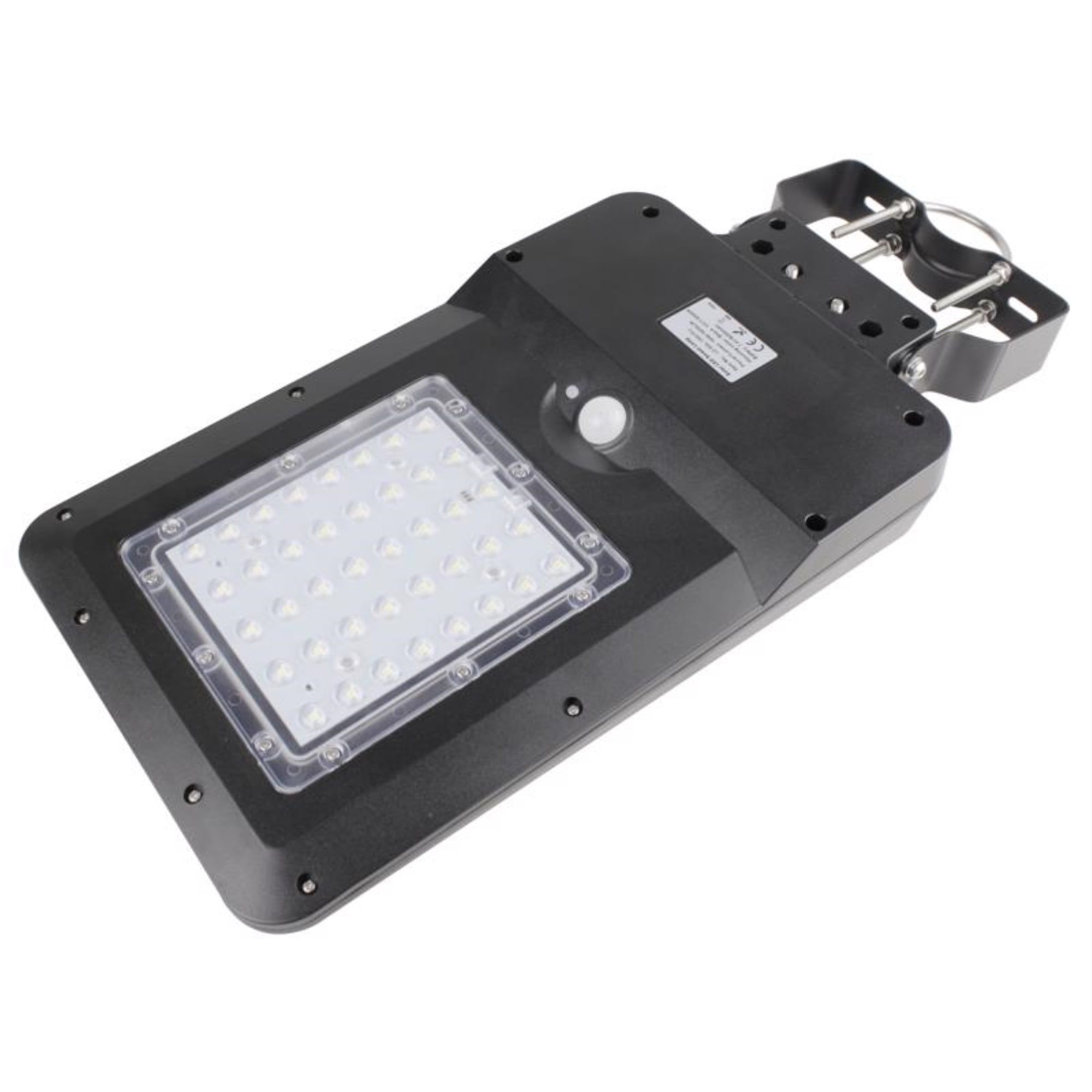 1600 Lumen Black Solar Powered LED Flood Light