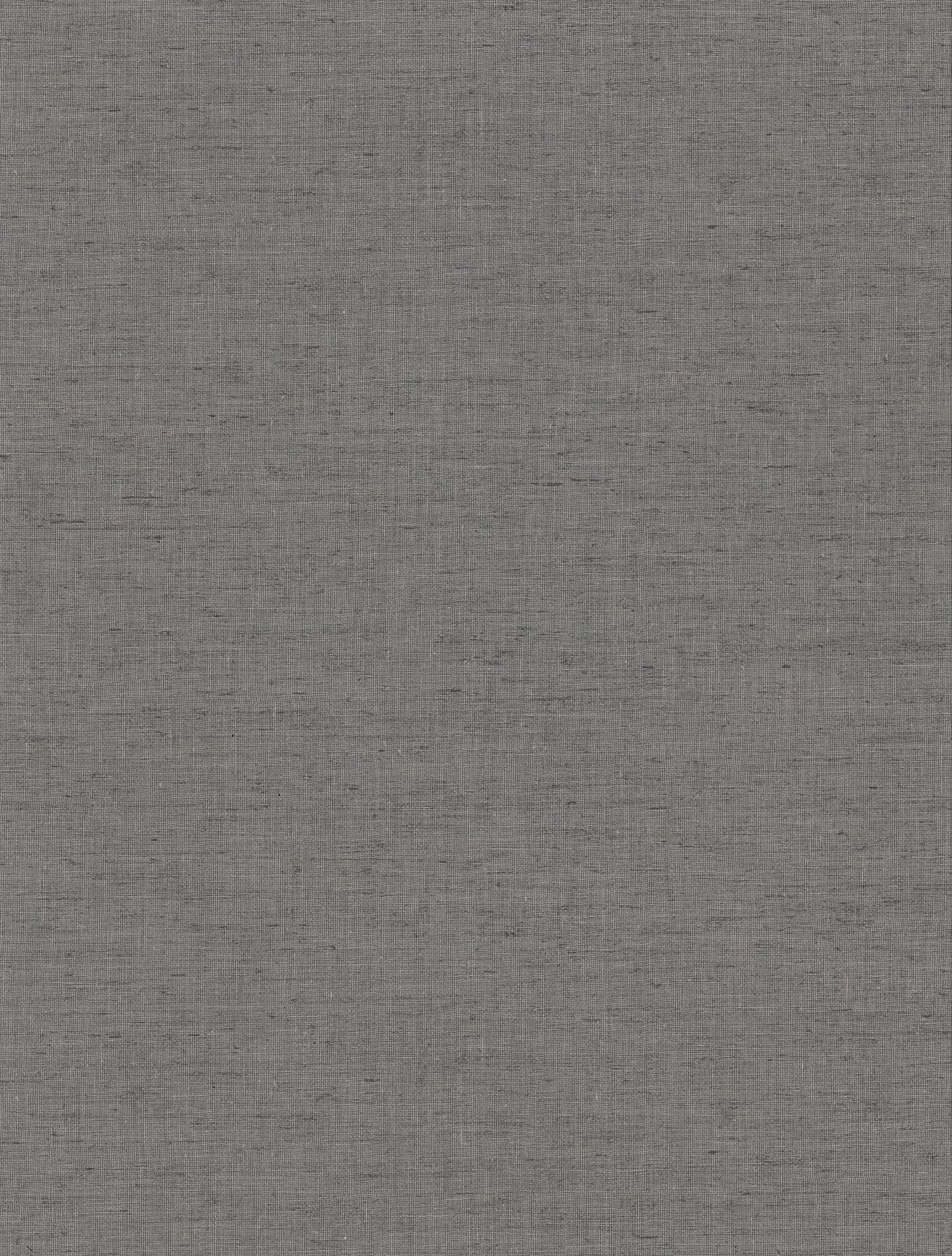 Grey Linen Inspired Non-Pasted Vinyl Wallpaper