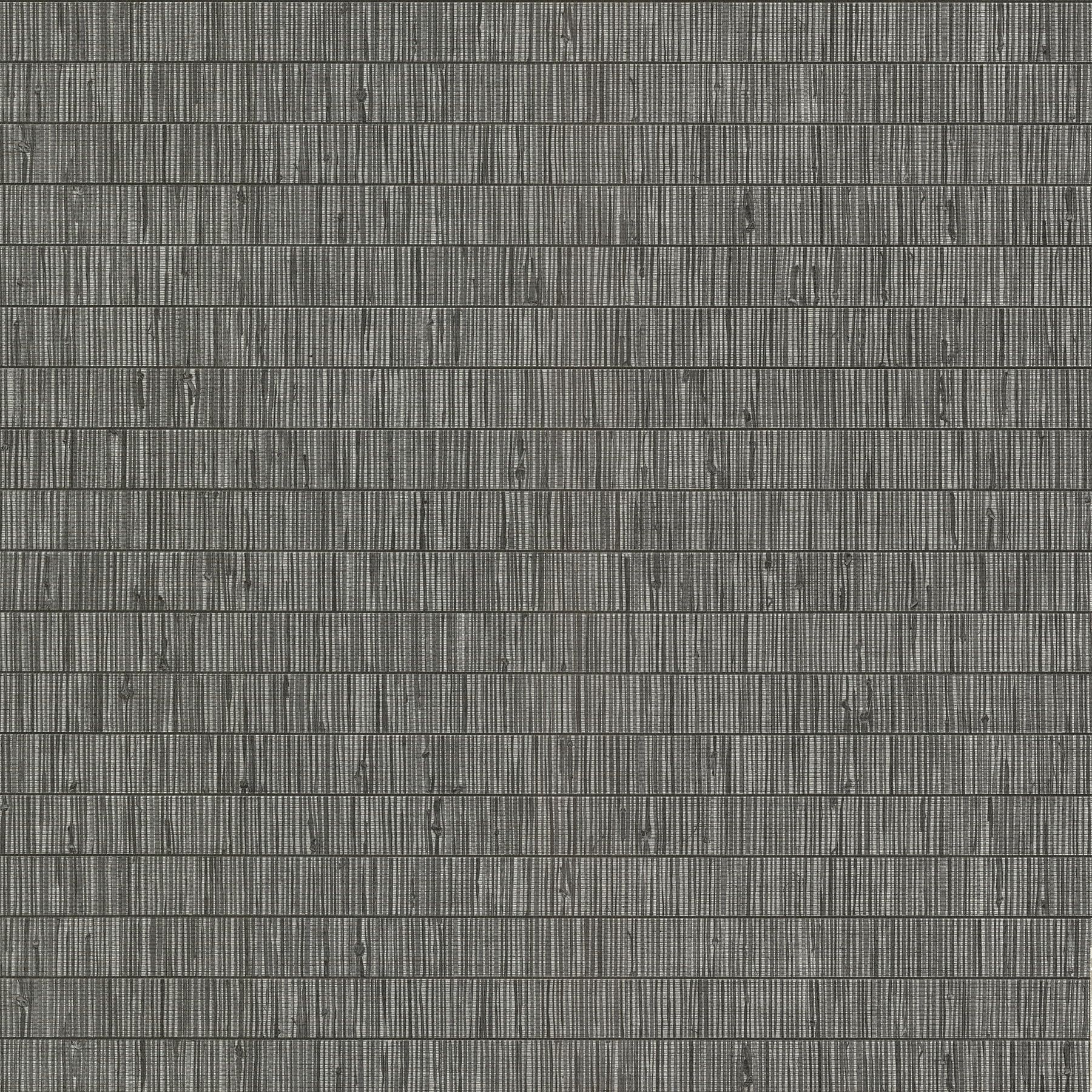 Black and Blue Faux Grasscloth Vinyl Wallpaper