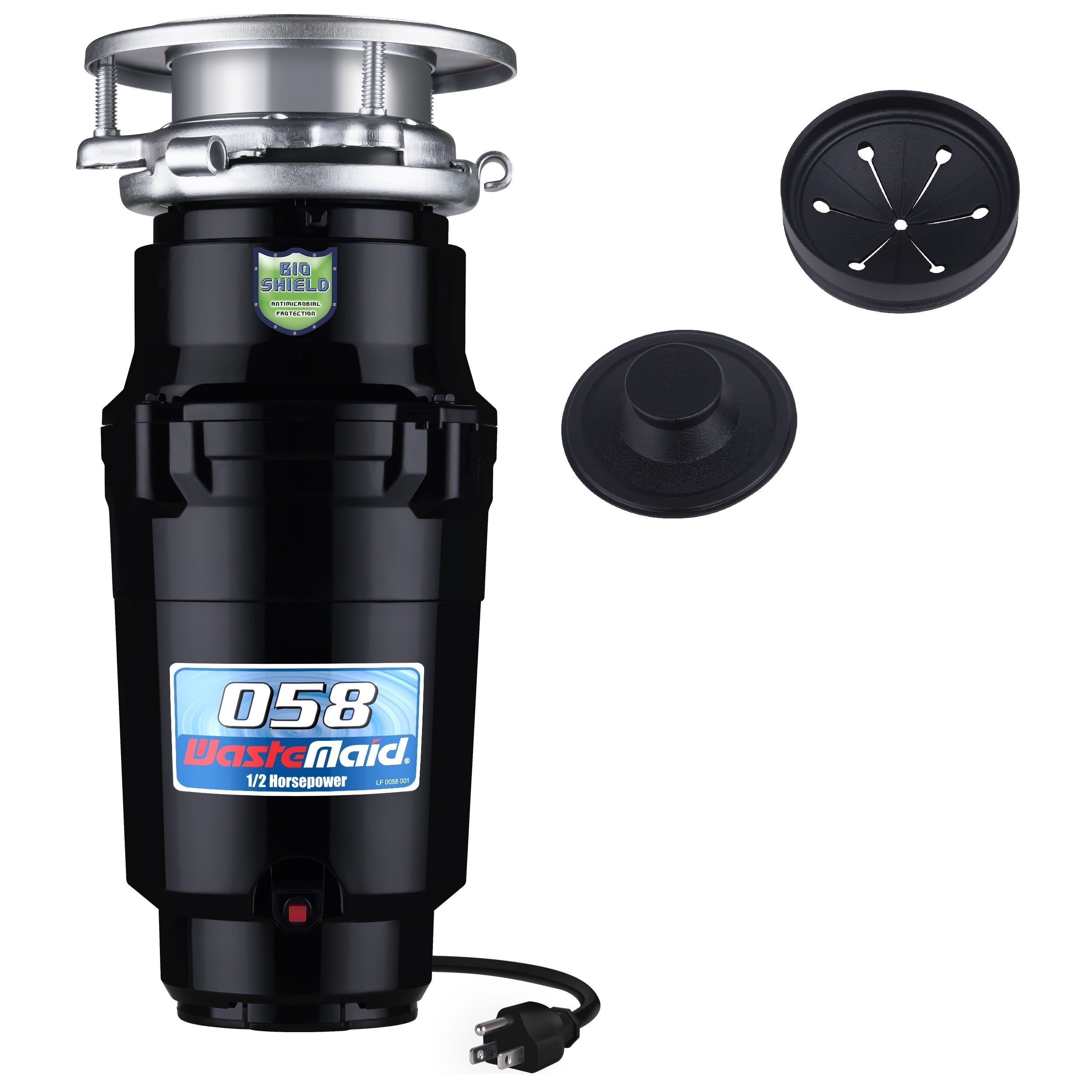 Waste Maid Black Stainless Steel 1/2 HP Continuous Feed Garbage Disposal