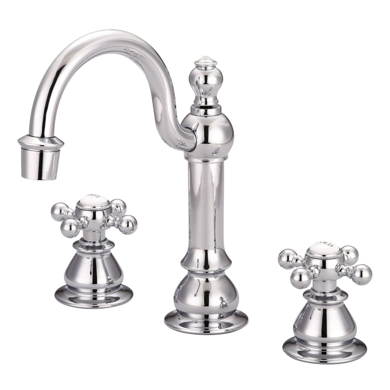 American 20th Century Classic Chrome Widespread Lavatory Faucet