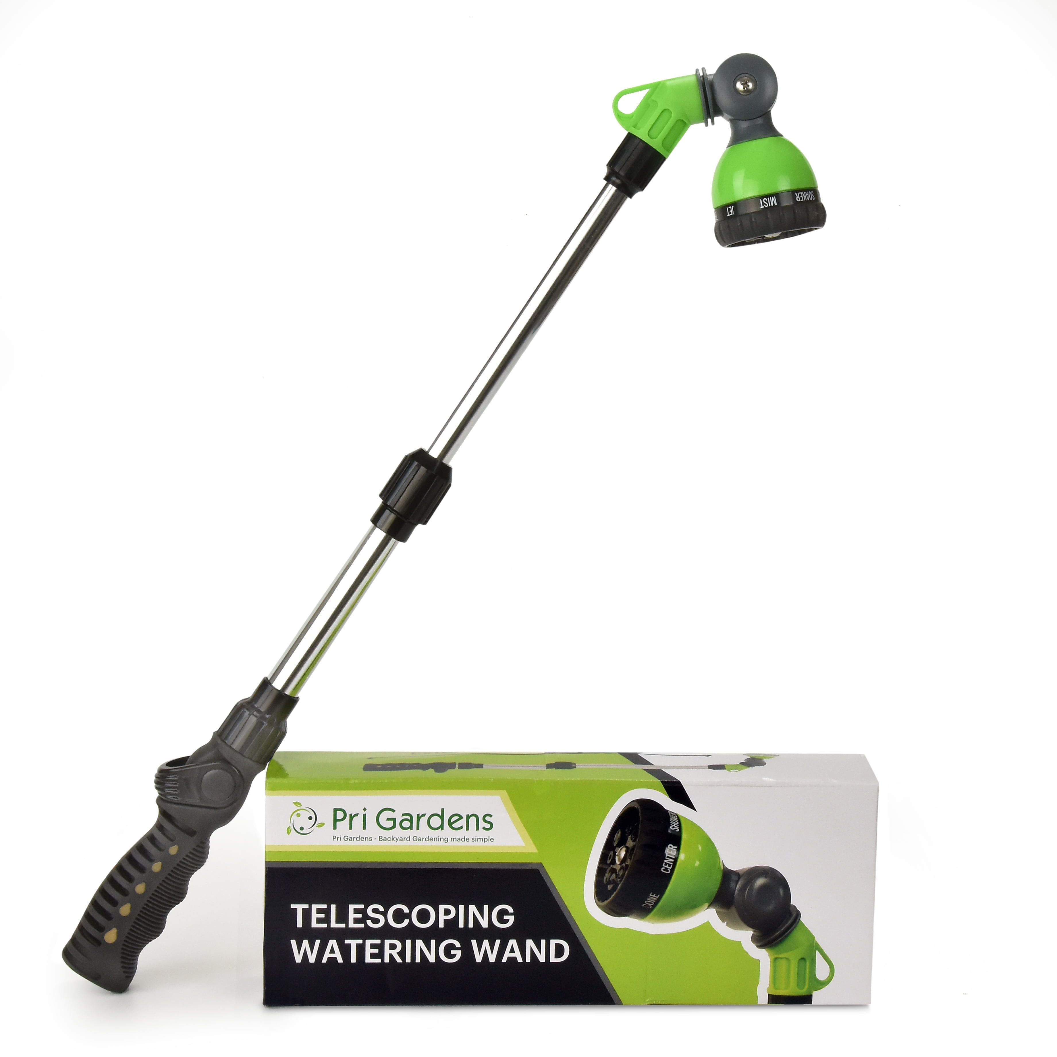 Telescoping Watering Wand with Zinc Alloy Handle and Thumb Control