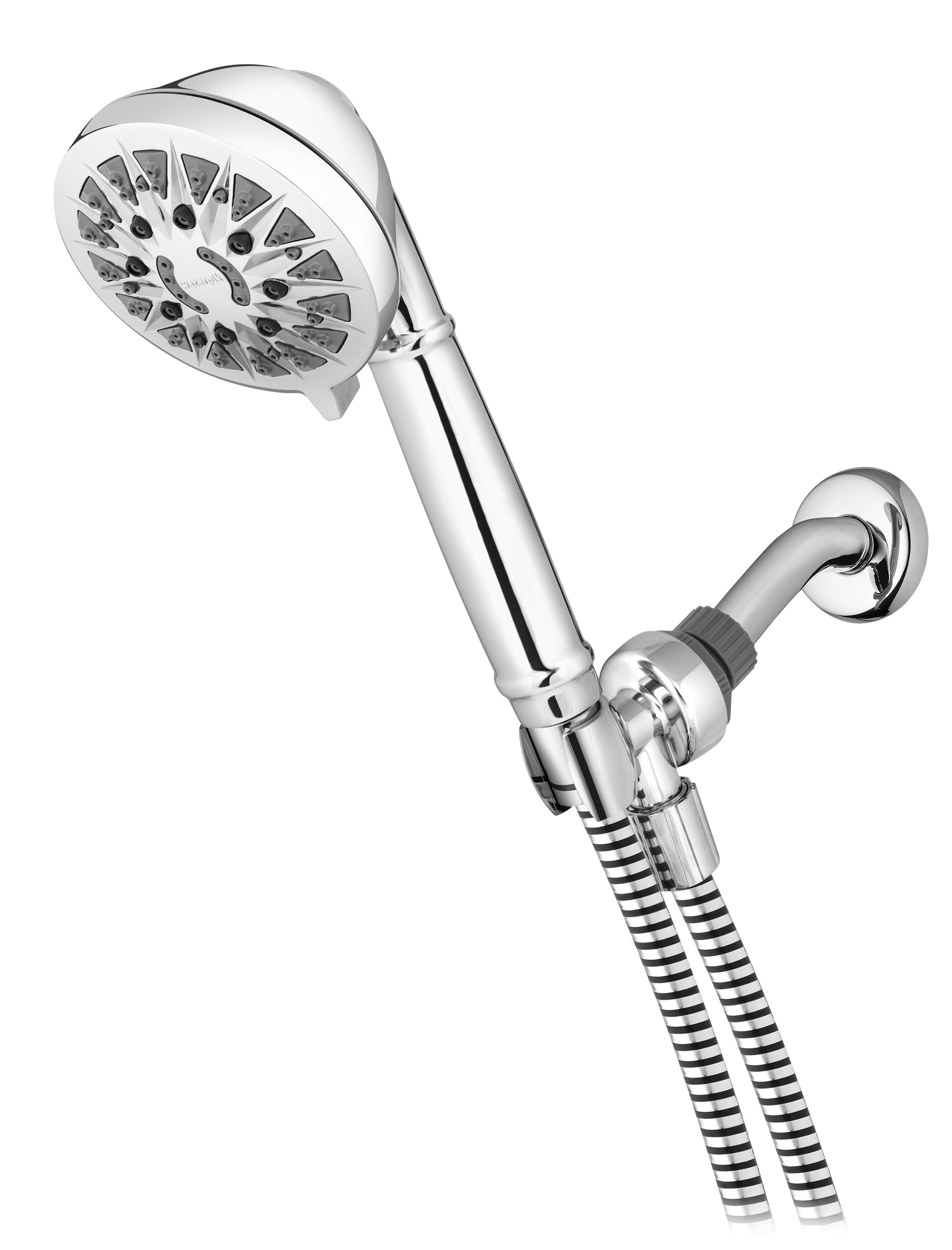 Chrome 6-Mode Handheld Shower Head with PowerPulse Massage