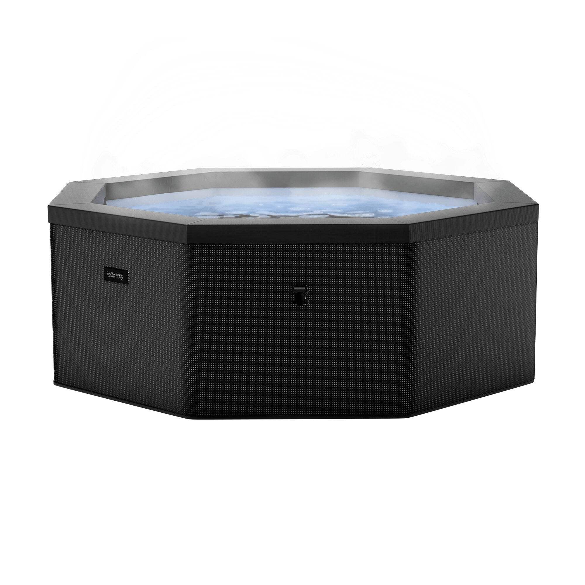 Wave Como 6-Person Charcoal Black Octagon Hot Tub with 90 Jets