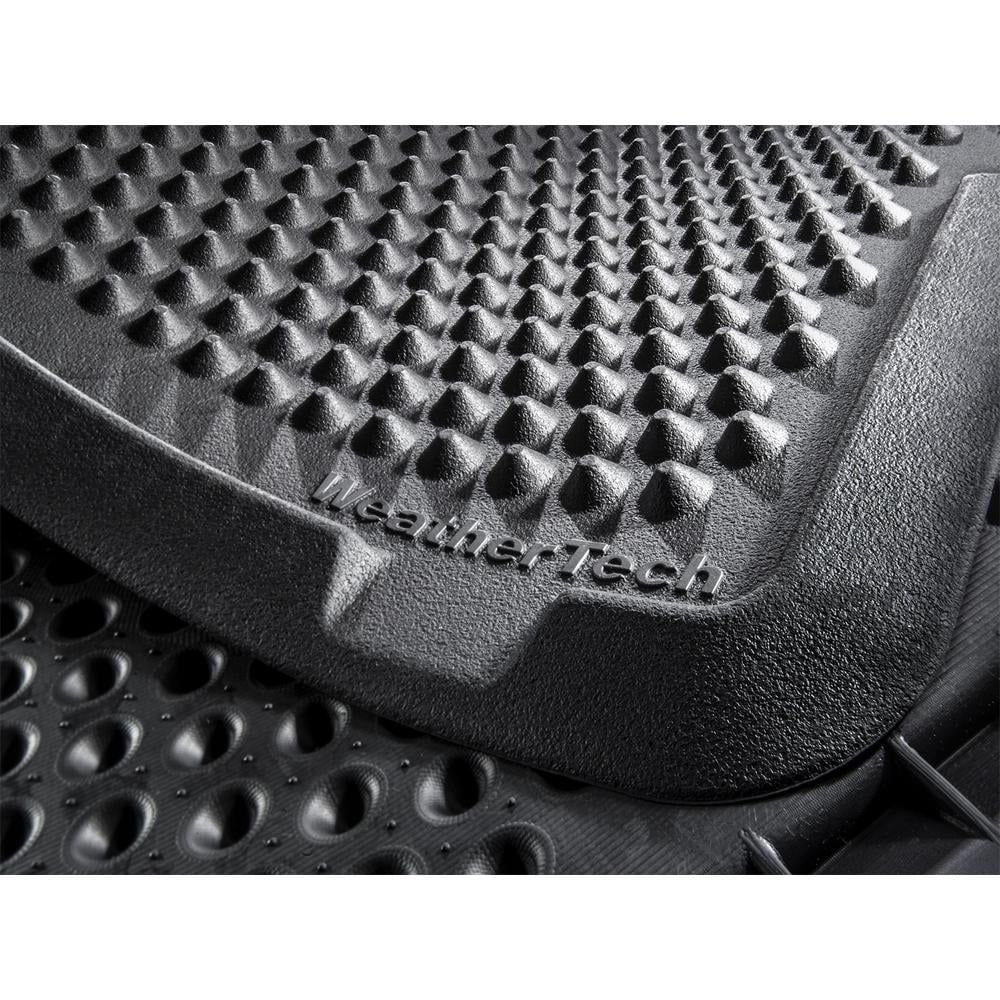 WeatherTech Black Rubber Outdoor Mat with Scraper Cones