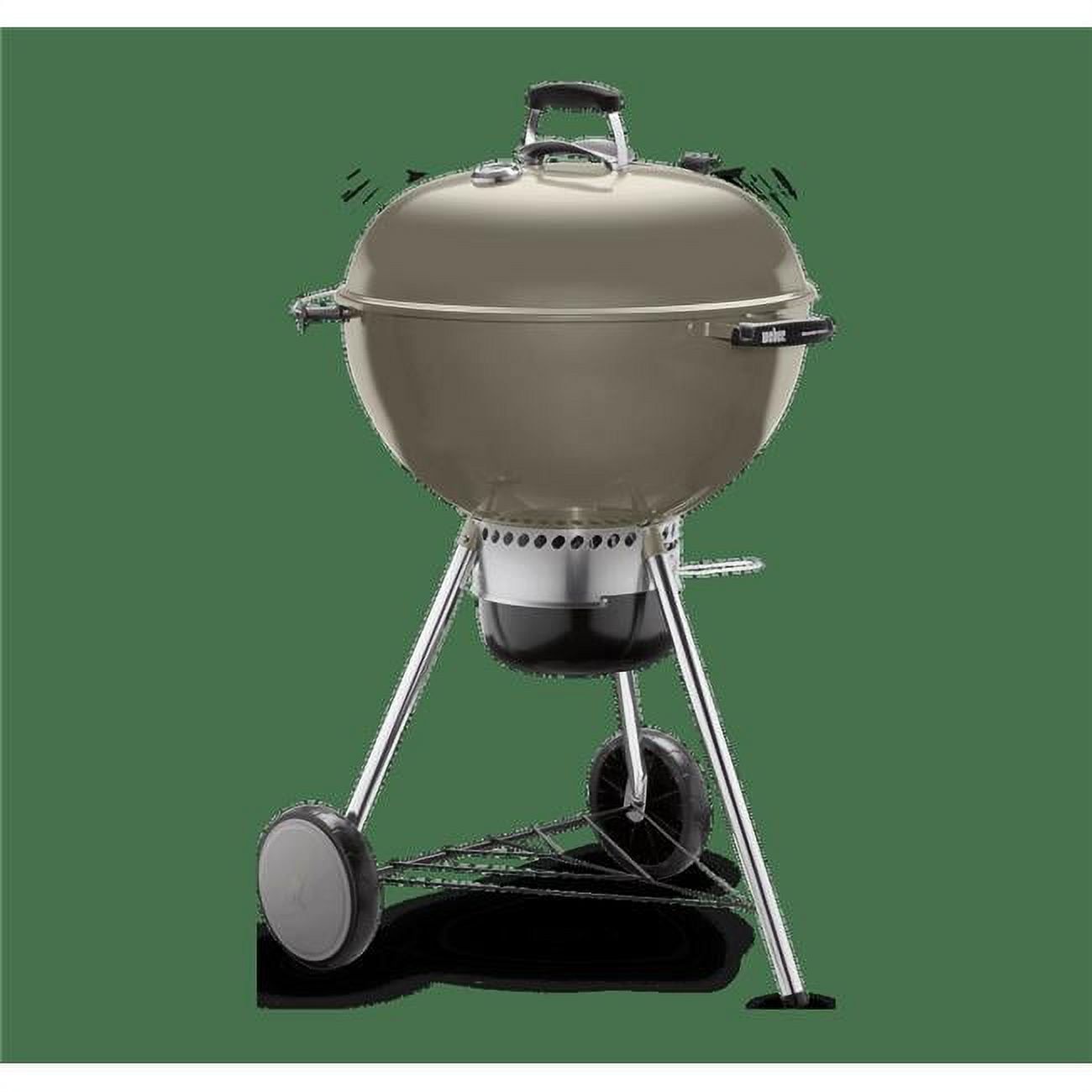 22-Inch Smoke Charcoal Kettle Grill with Nylon Handles