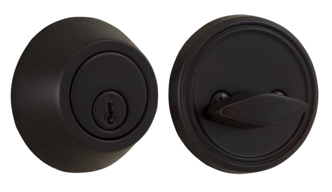 Oil Rubbed Bronze Single Cylinder Deadbolt for Exterior Doors