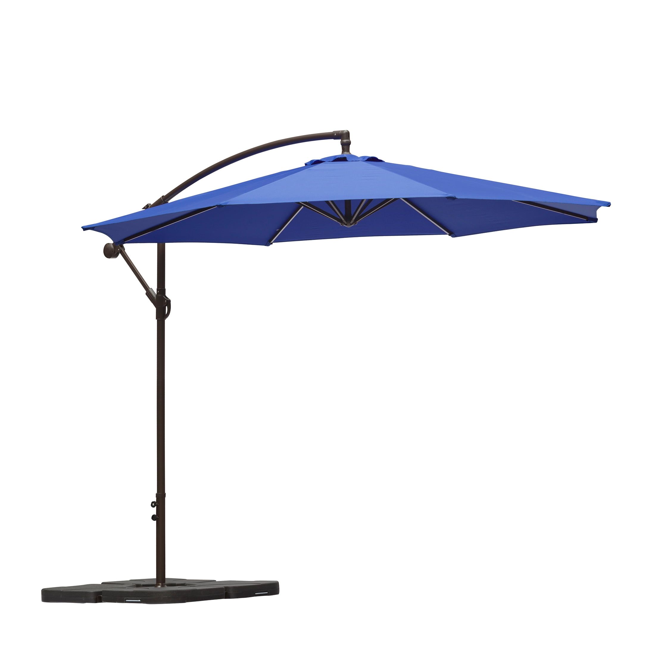 Royal Blue 10 Ft Steel Cantilever Side Post Umbrella