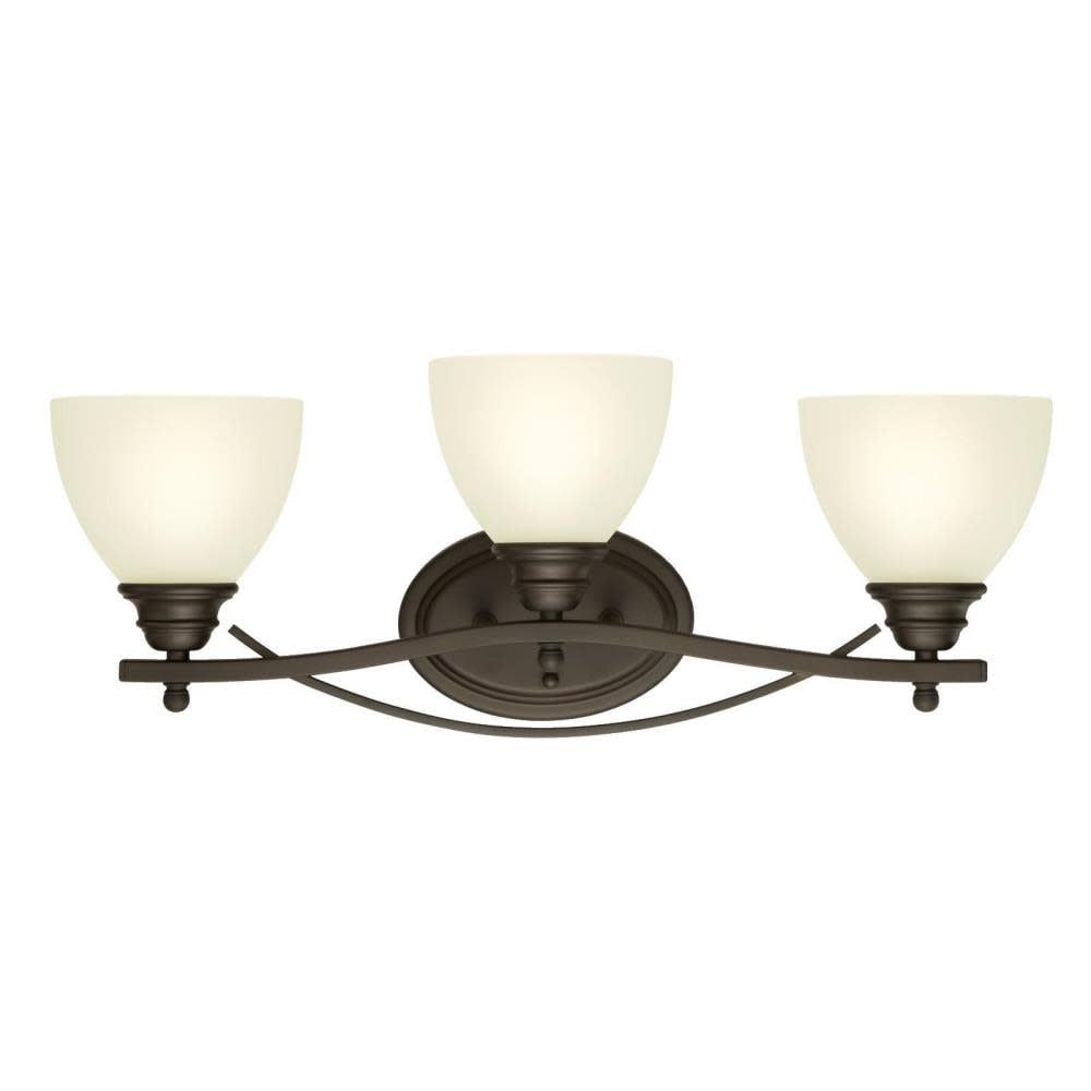 Elvaston Oil Rubbed Bronze 3-Light Bathroom Vanity Fixture