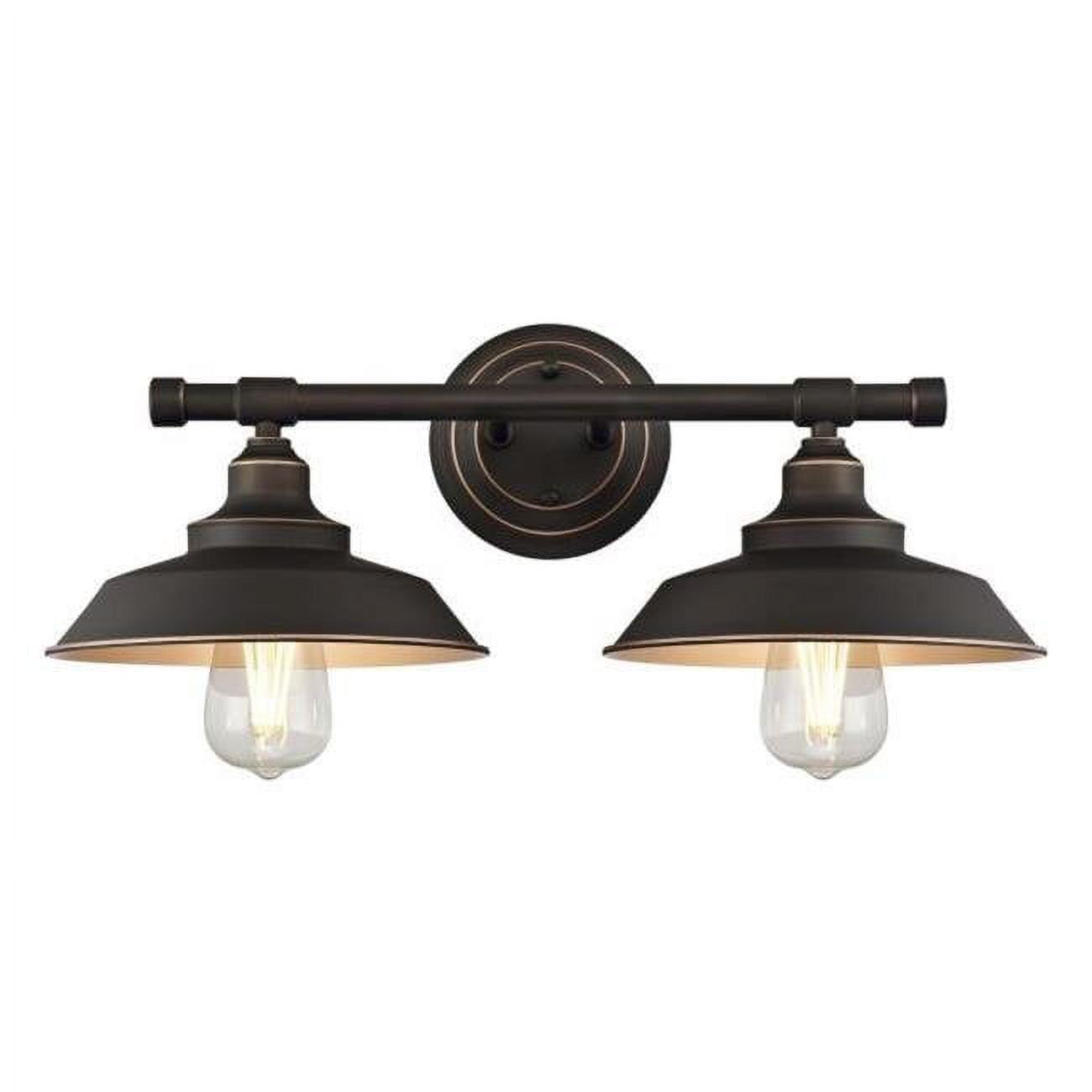 Bronze Industrial-Style Direct Wired Outdoor Wall Light Fixture