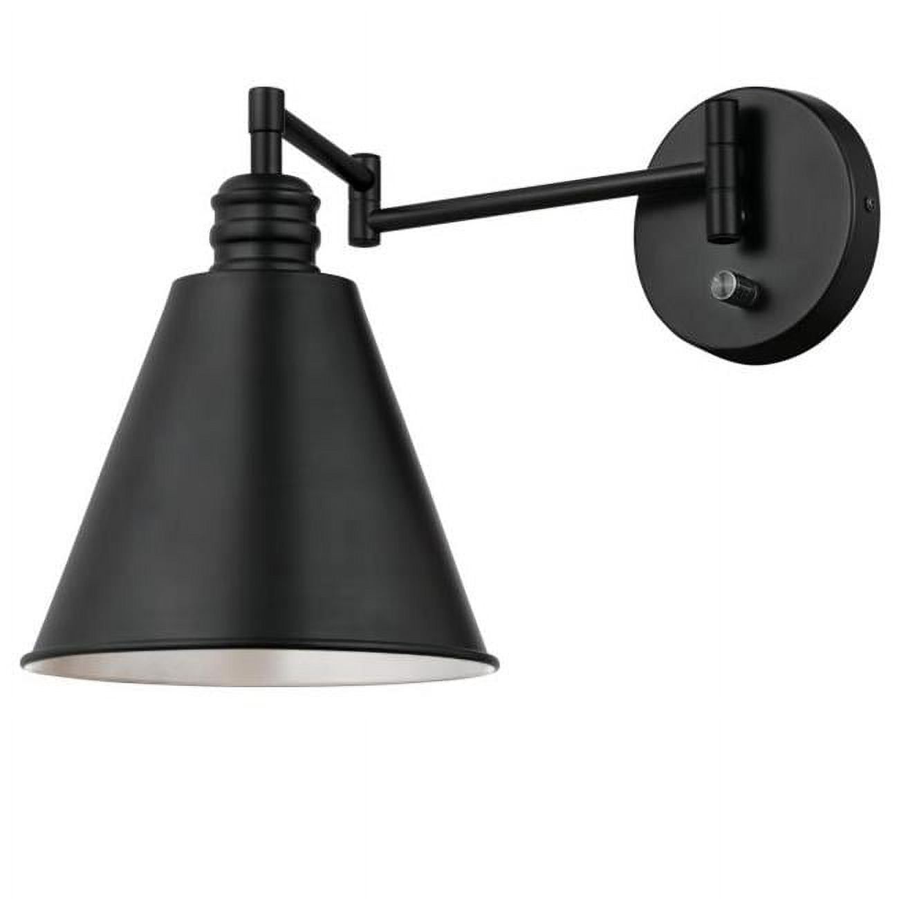 Matte Black 21.5" Swing Arm Wall Sconce