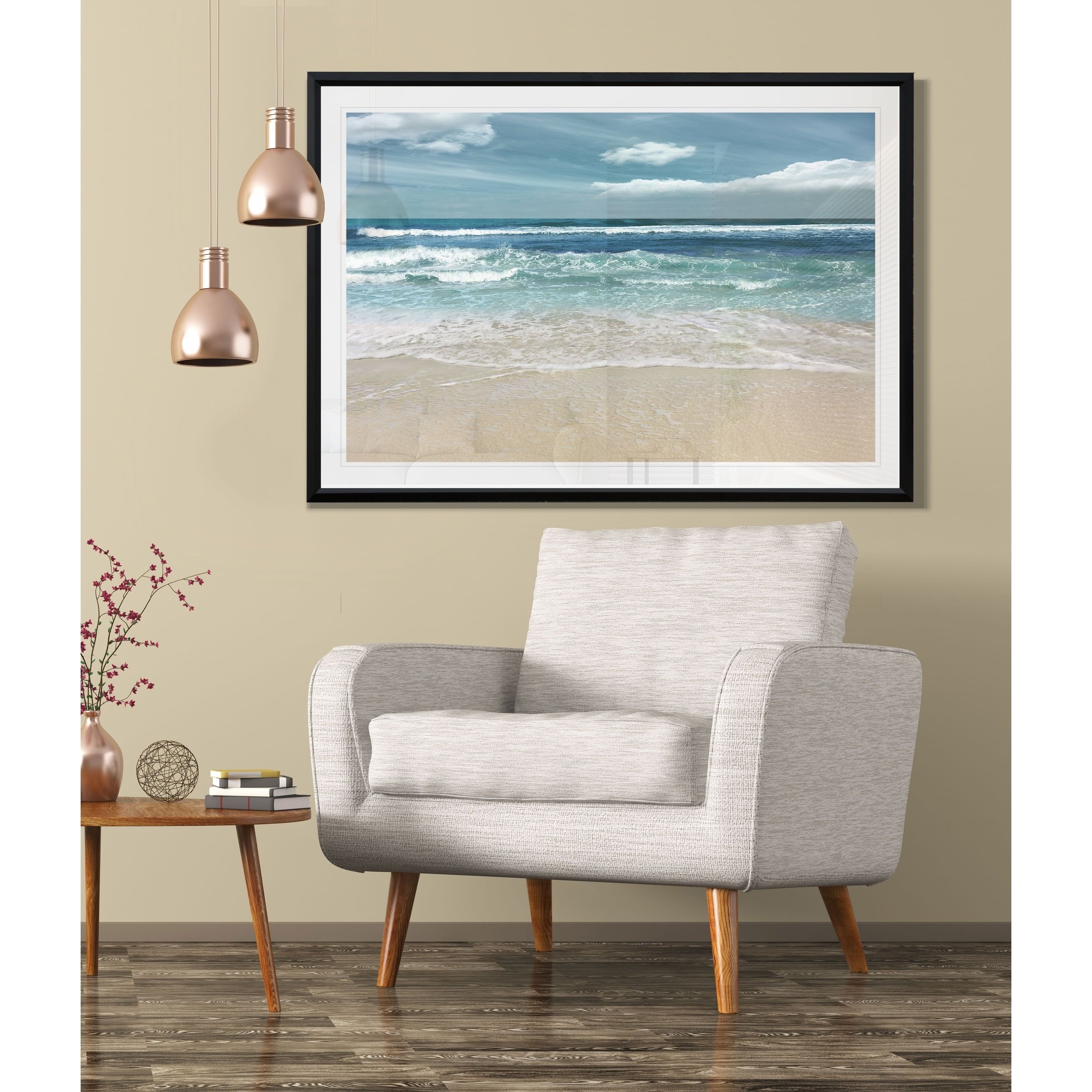 Symphony of the Sea Coastal Scene Framed Print 18x24
