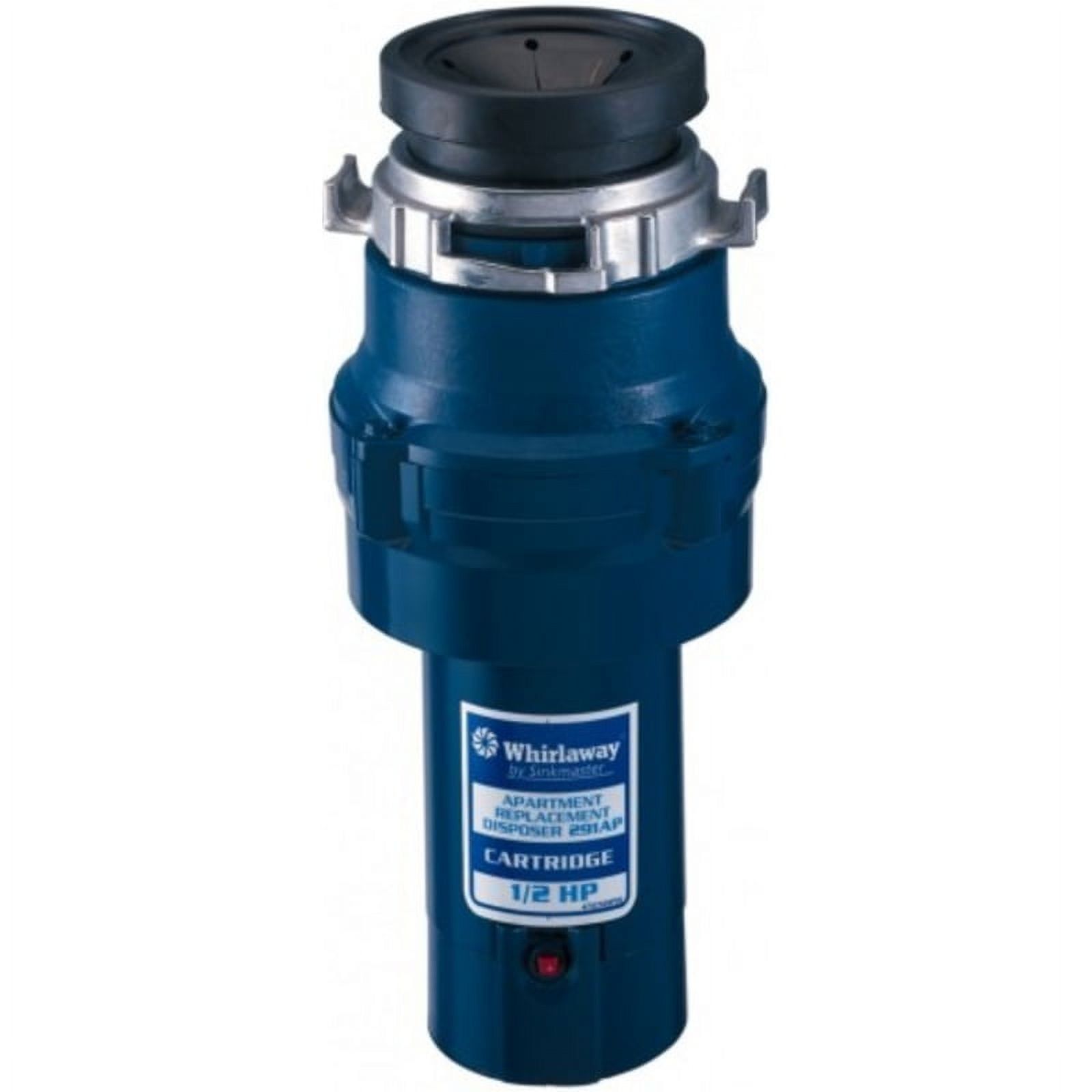 Whirlaway 1/2 HP Blue Continuous Feed Garbage Disposal