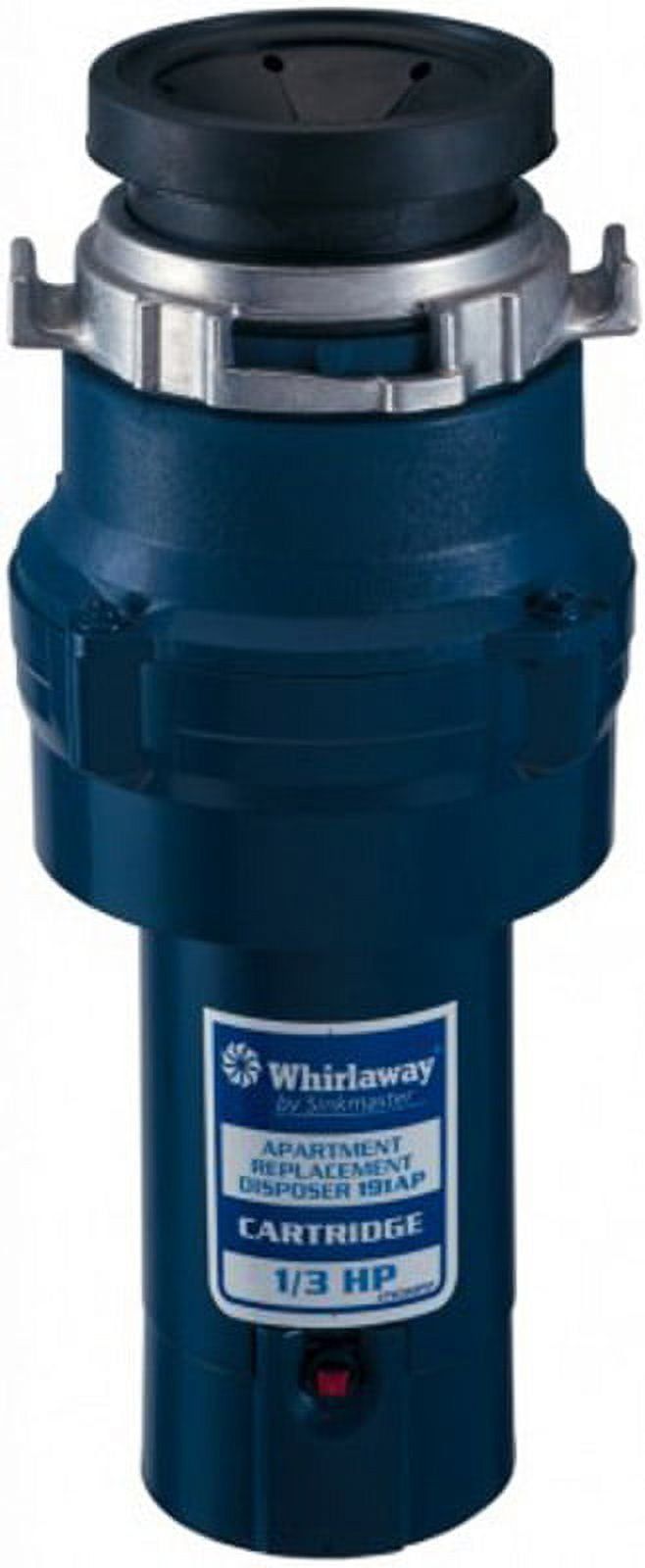 Whirlaway 1/3 HP Black Continuous Feed Garbage Disposal