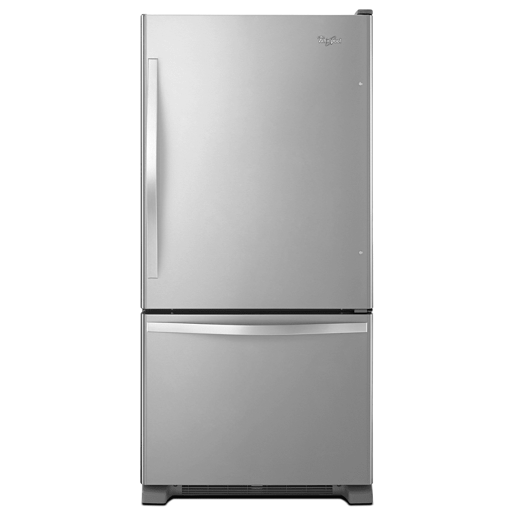 Stainless Steel Bottom-Freezer Refrigerator with Ice Maker