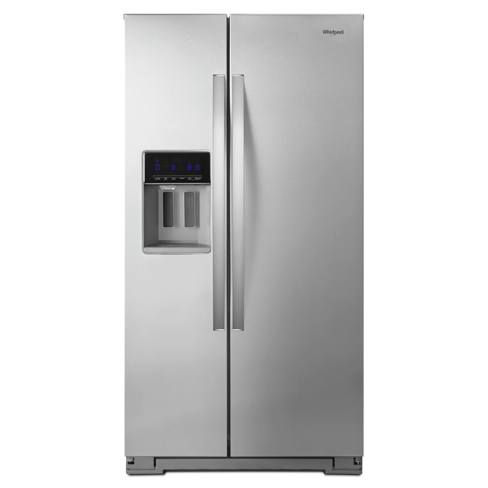 Stainless Steel 21 Cu. Ft. Side-by-Side Refrigerator with Ice Maker