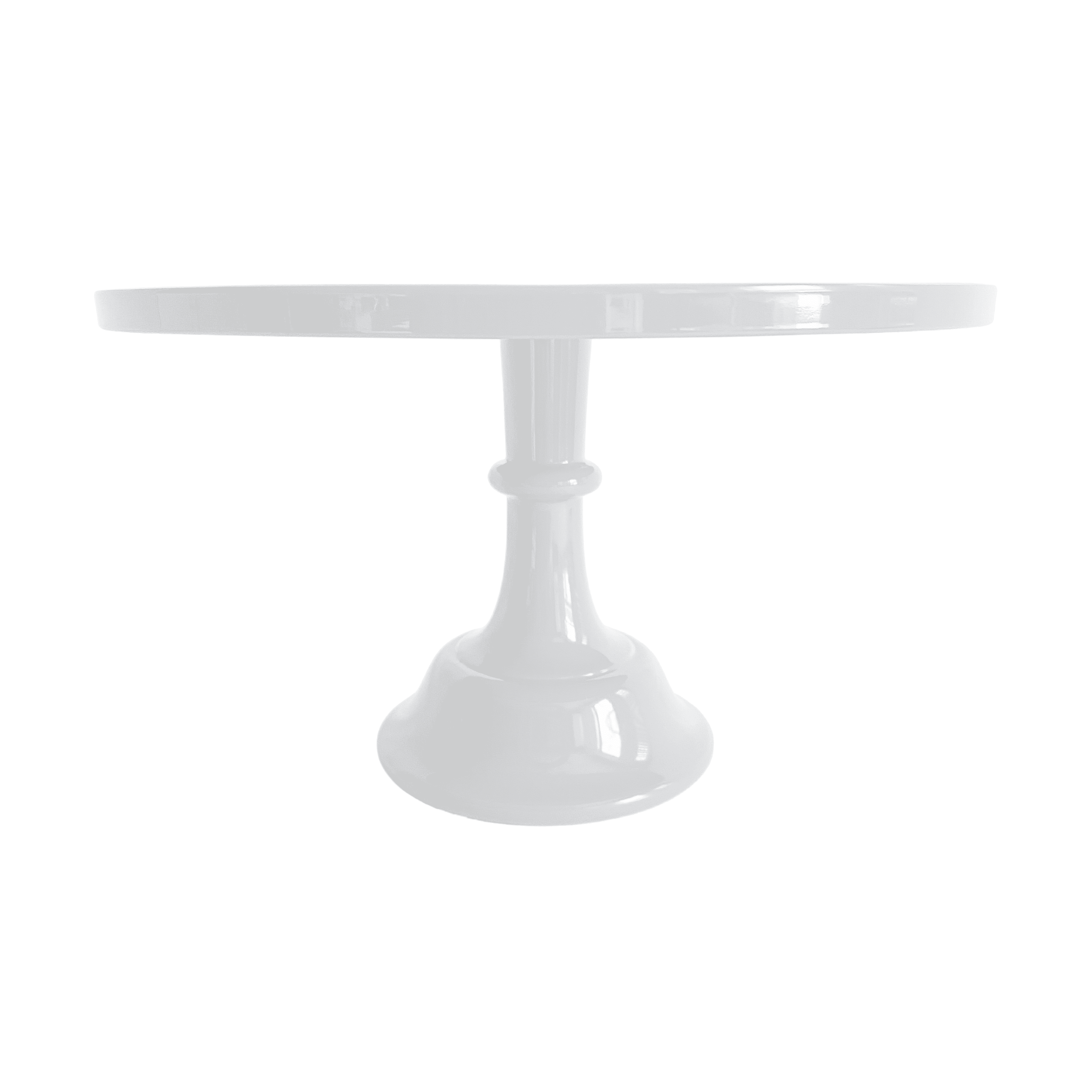 White Melamine Pedestal Cake Stand with Detachable Base