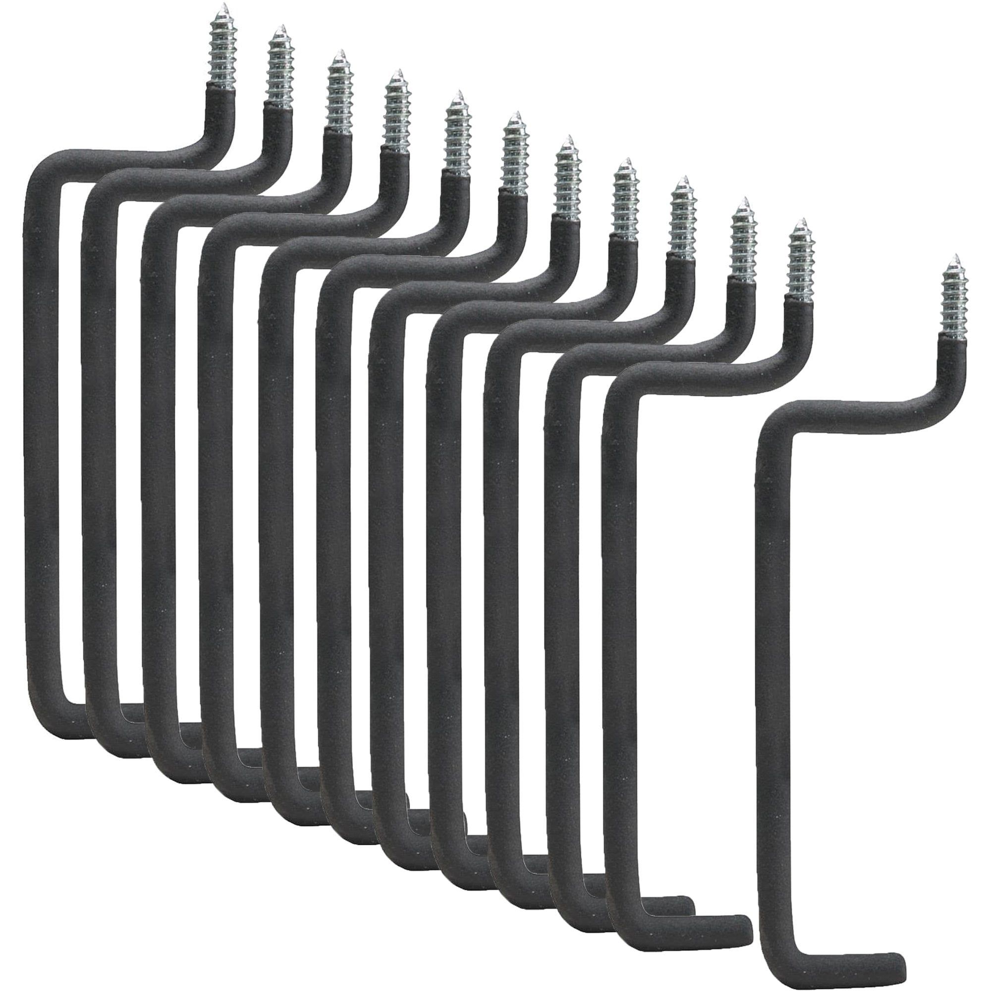 12-Piece Heavy Duty Steel Non-Slip Utility Tool Hooks