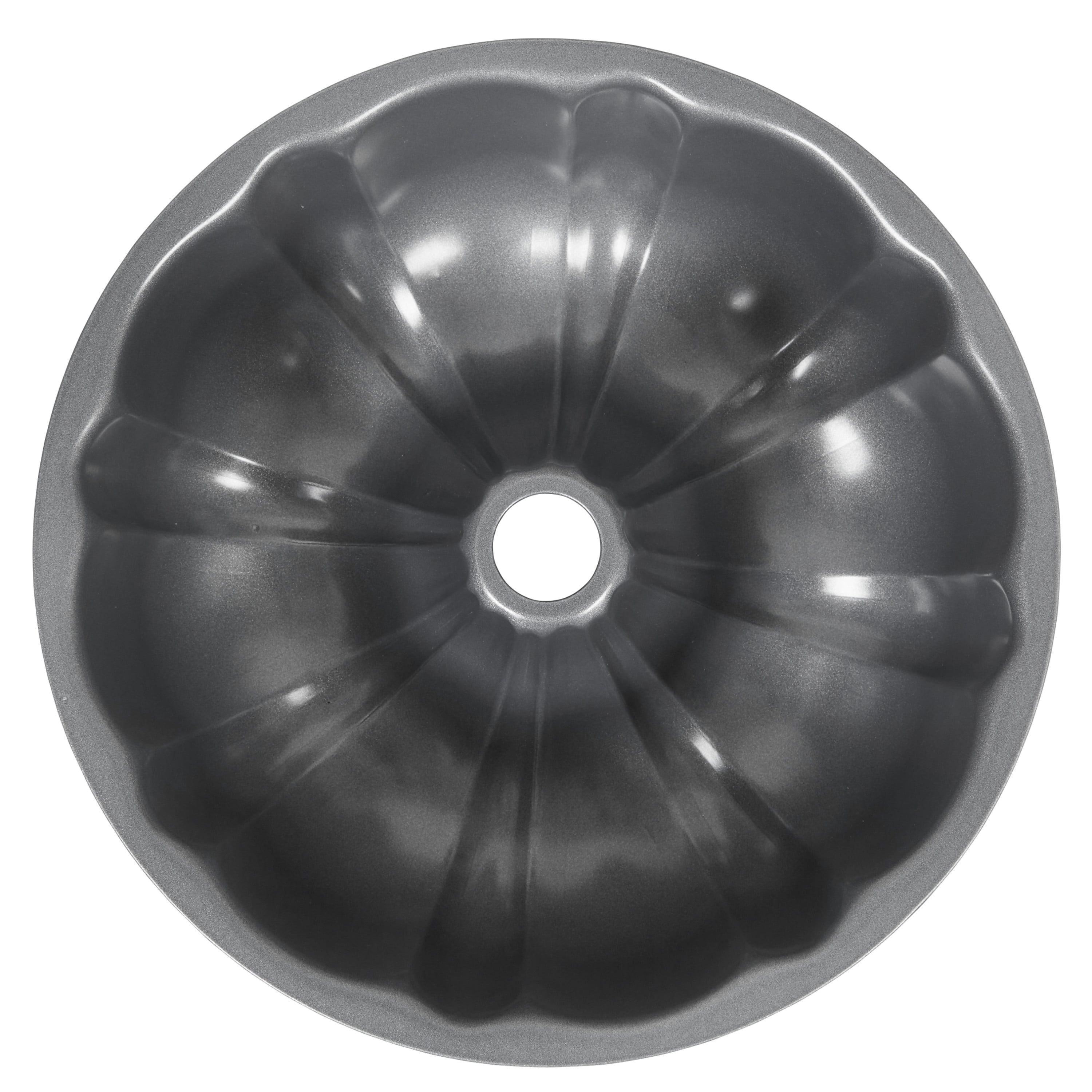 Non-Stick Round Fluted Tube Cake Pan, 10.38-Inch