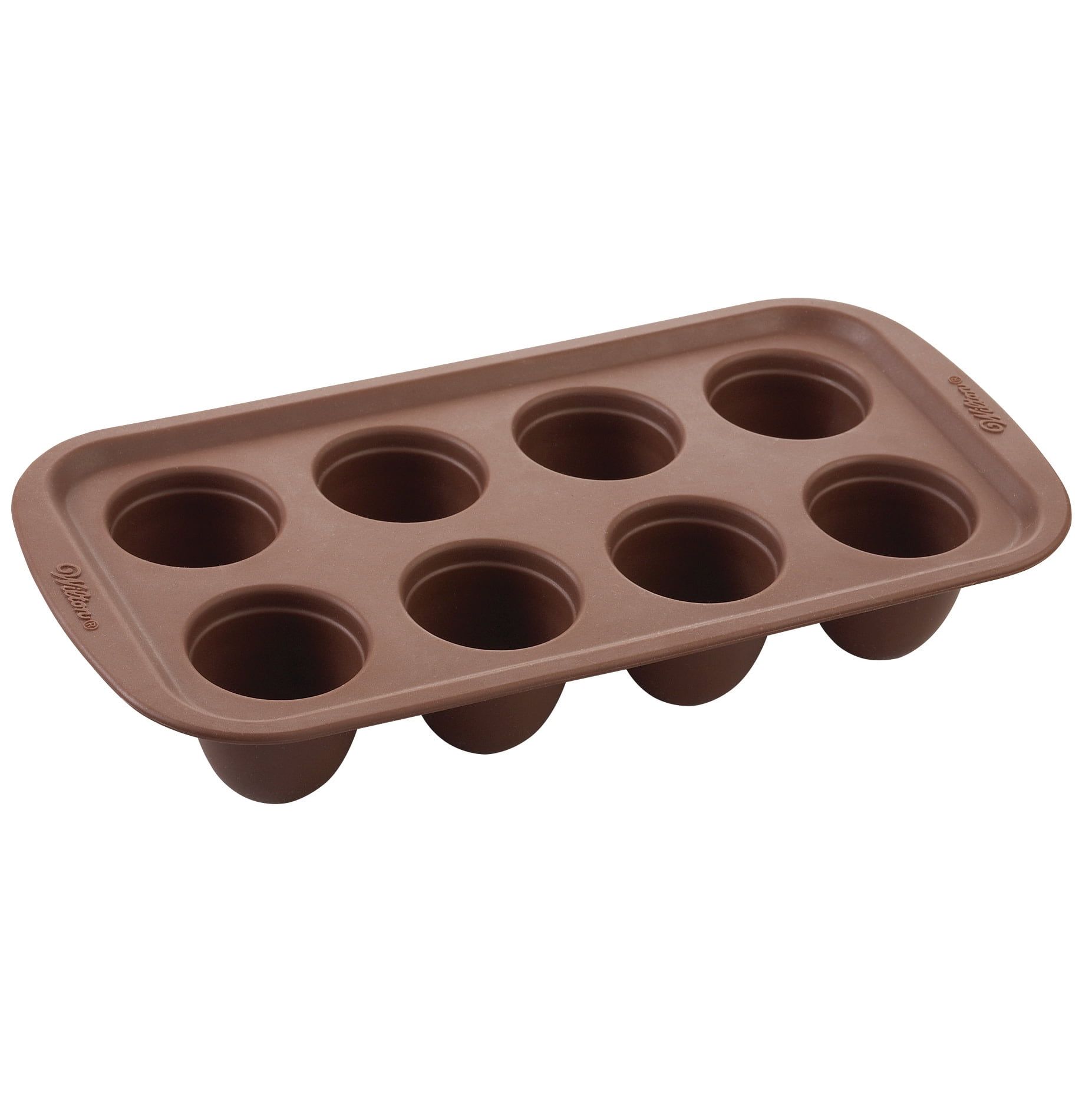 Brown Silicone 8-Cavity Cake Pop and Brownie Mold