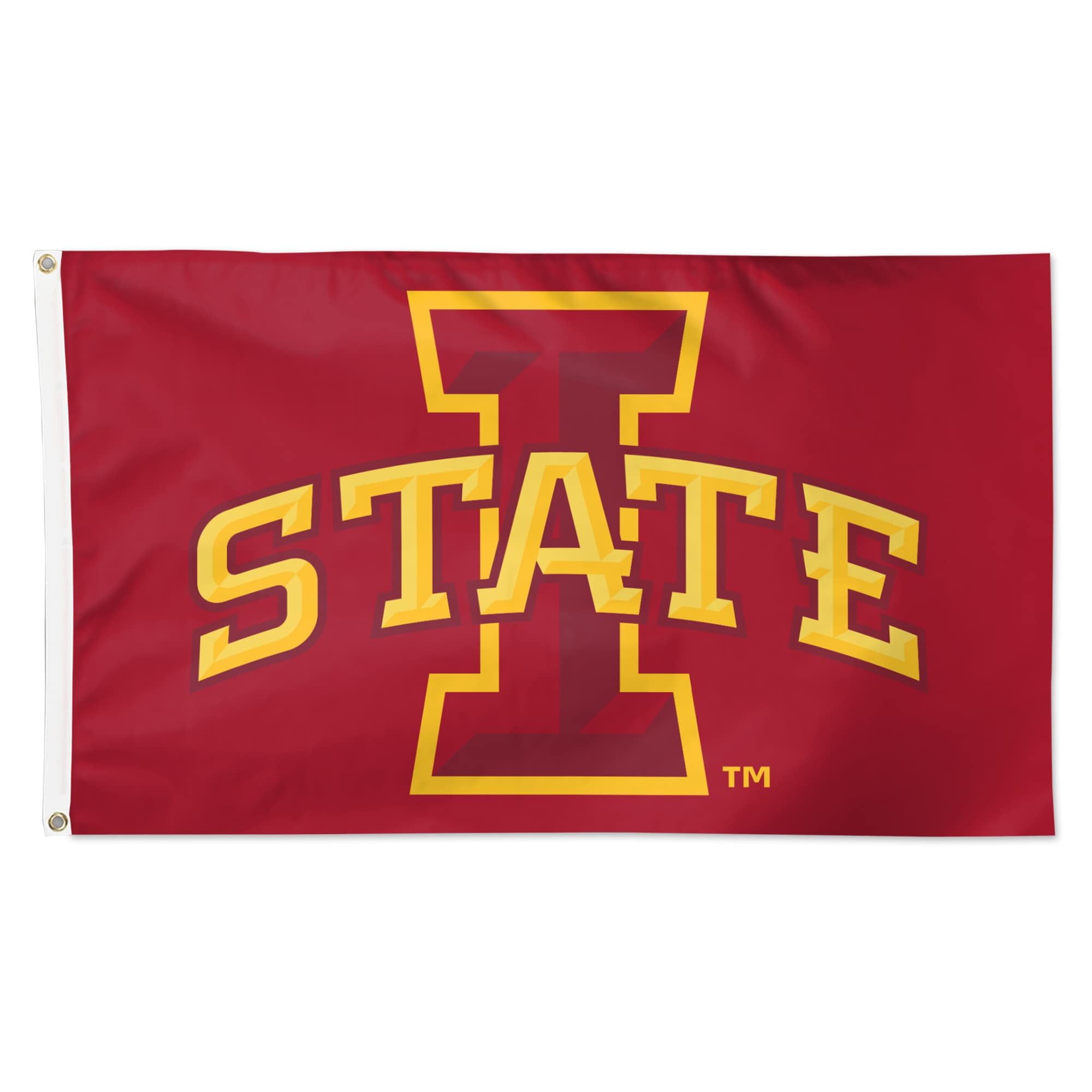 Iowa State Cyclones Red and Yellow 3x5 Flag