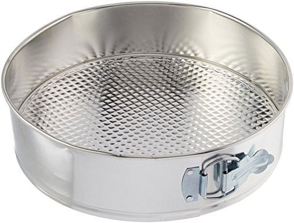 10-Inch Silver Aluminum Non-stick Springform Cake Pan