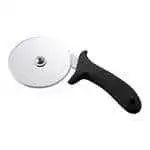 Stainless Steel 4-Inch Blade Pizza Cutter with Black Handle