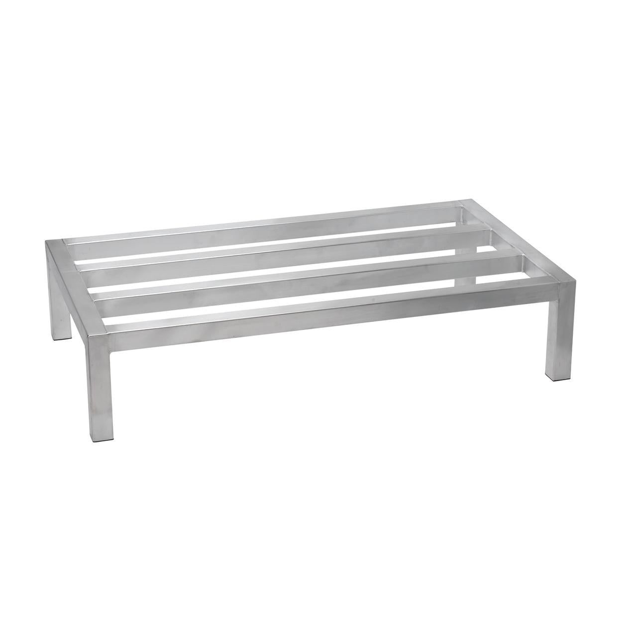 Silver Aluminum 14x24x8-Inch Welded Dunnage Rack