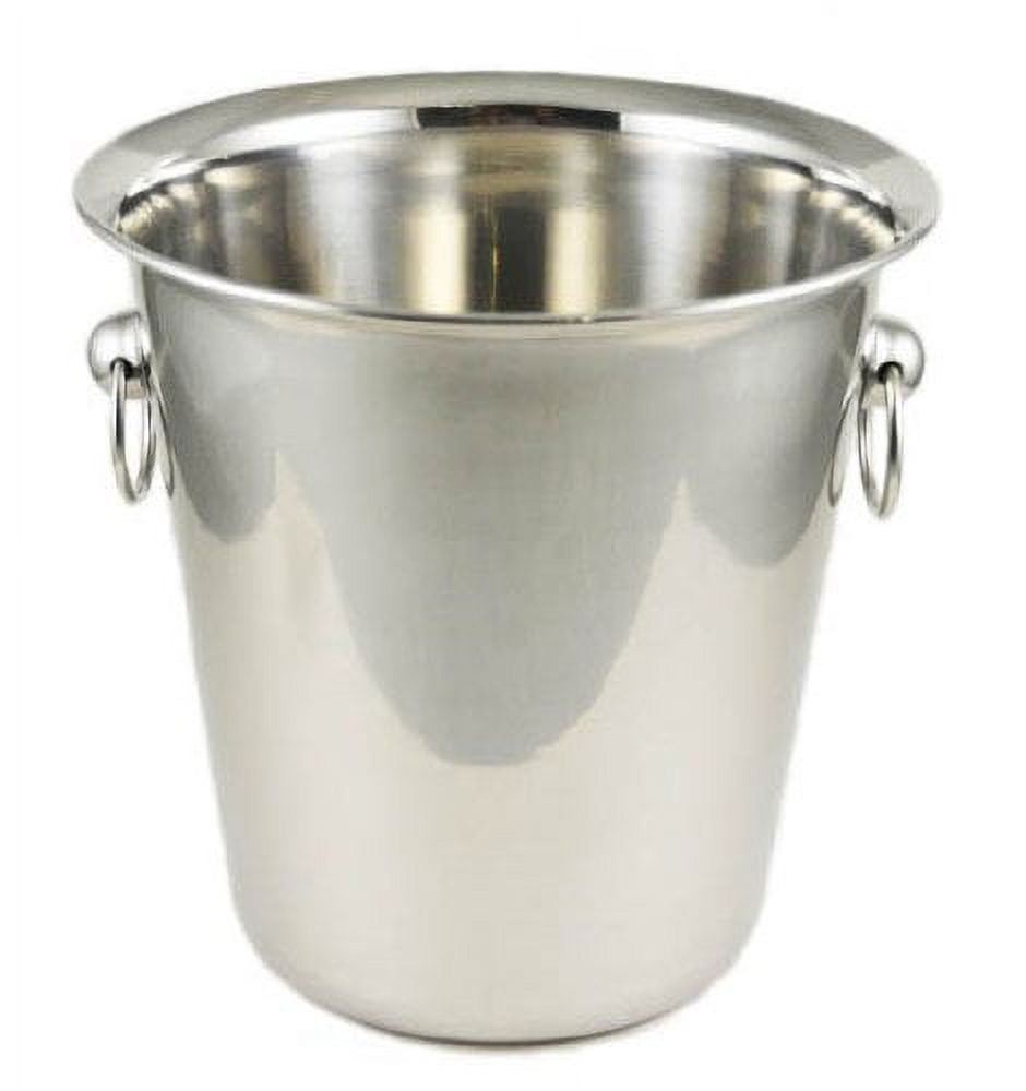 Stainless Steel 4 Quart Wine and Ice Bucket