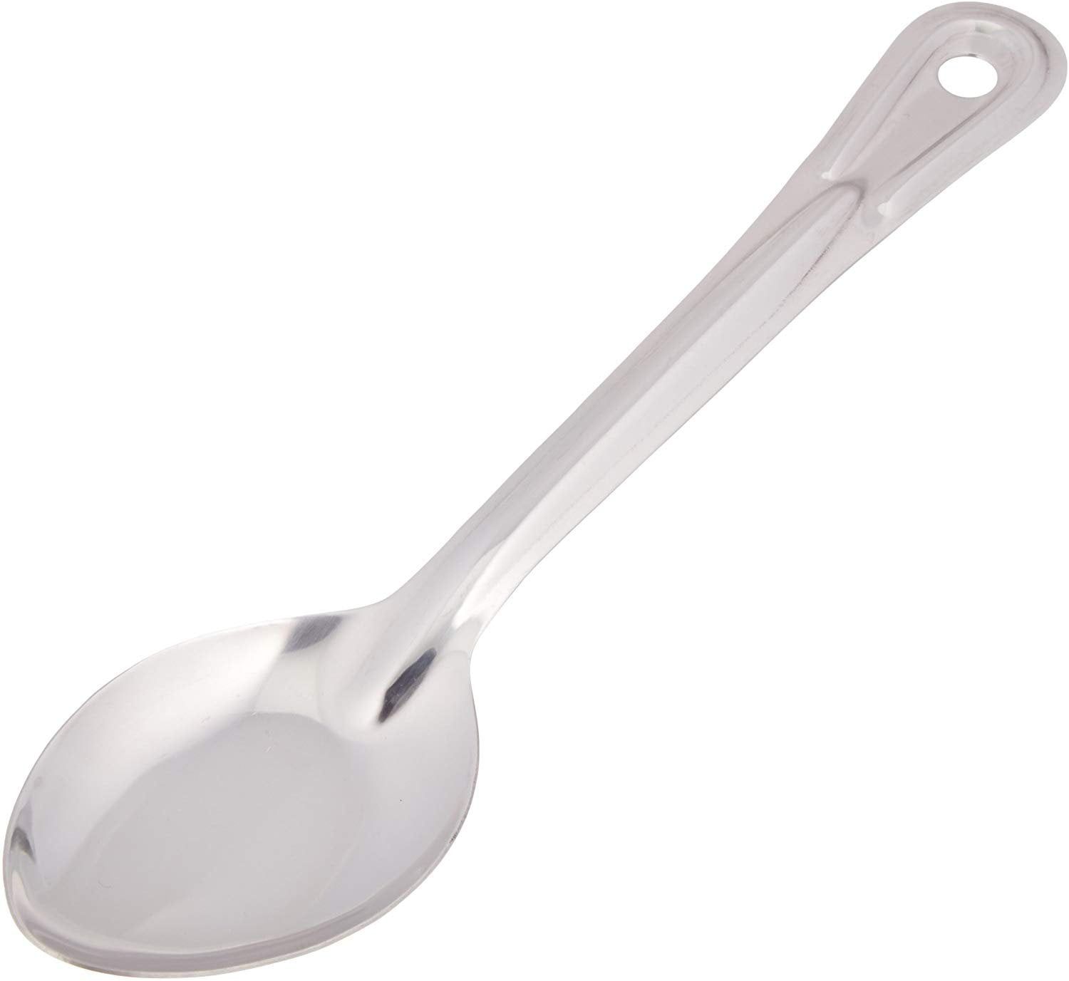 11-Inch Silver Stainless Steel Solid Basting Spoon