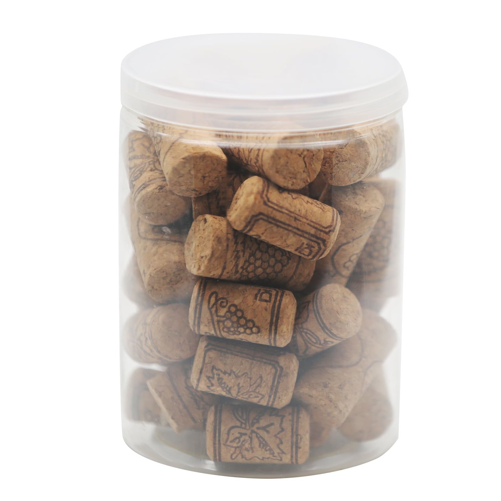 Ashland Natural Cork Wine Crafting Pieces in Clear Jar