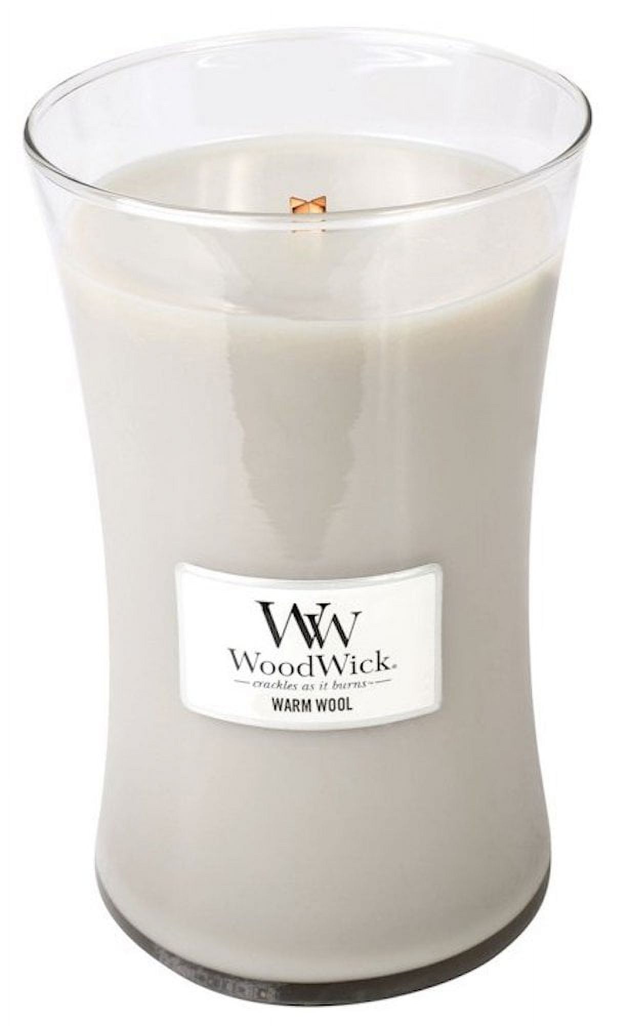 Large Lavender Soy Scented Jar Candle with Wooden Wick