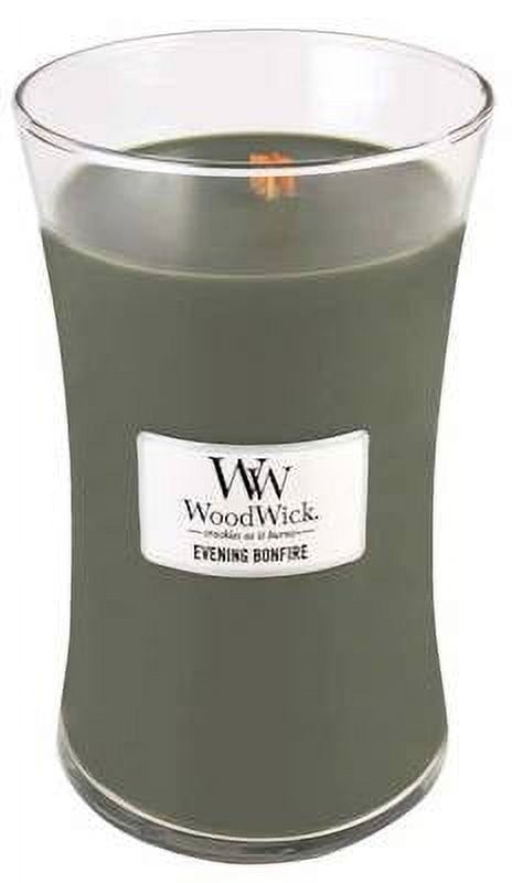 Green Soy Scented Jar Candle with Wooden Wick