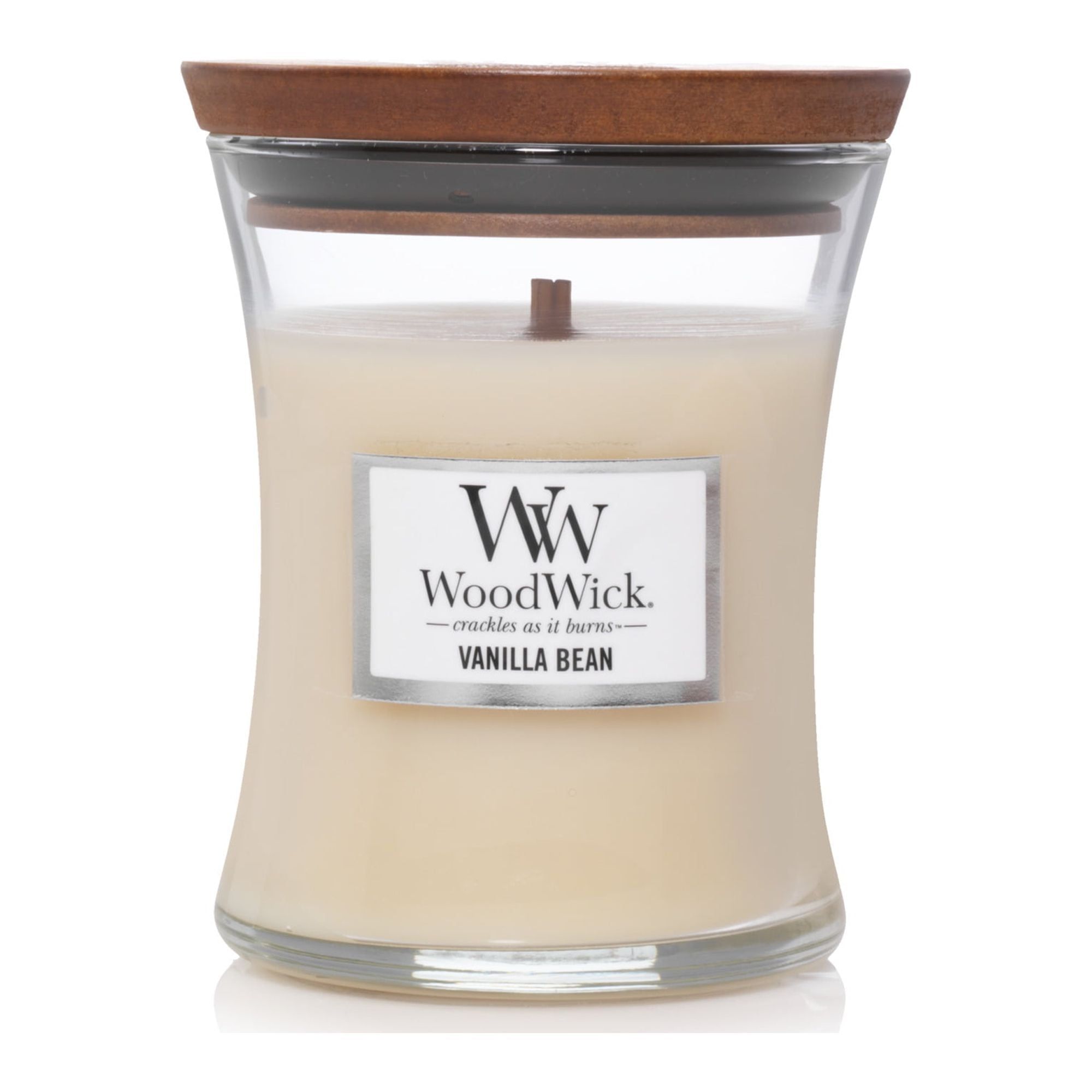 Vanilla Bean Scented Hourglass Soy Jar Candle