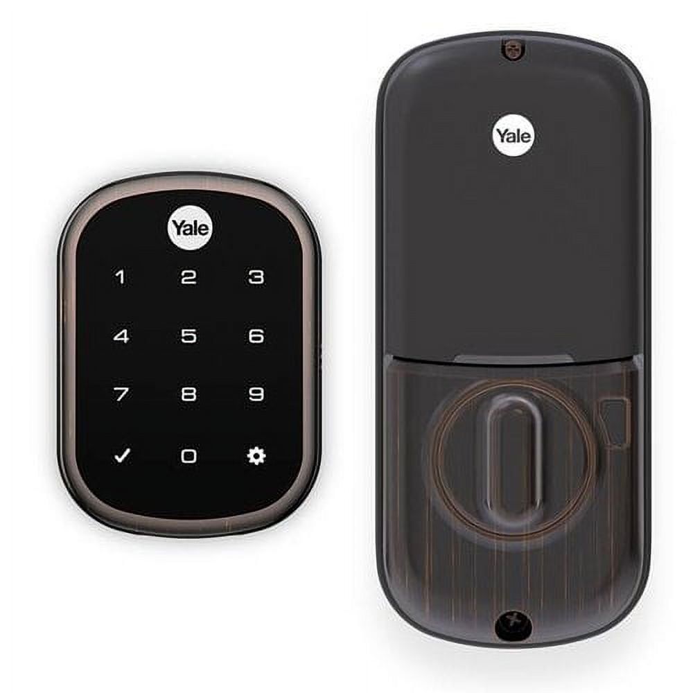 Satin Nickel Keyless Touchscreen Electronic Deadbolt