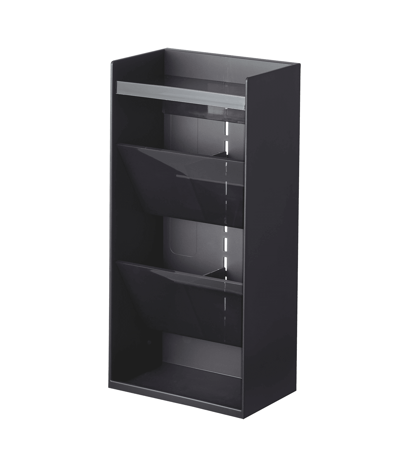 Black Adjustable Plastic Jewelry and Accessory Organizer