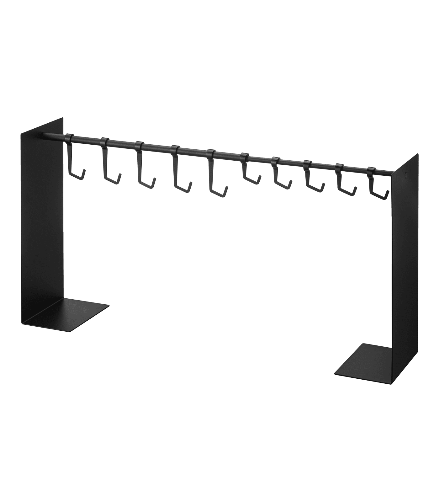 Adjustable Black Steel Hat Hanging Organizer