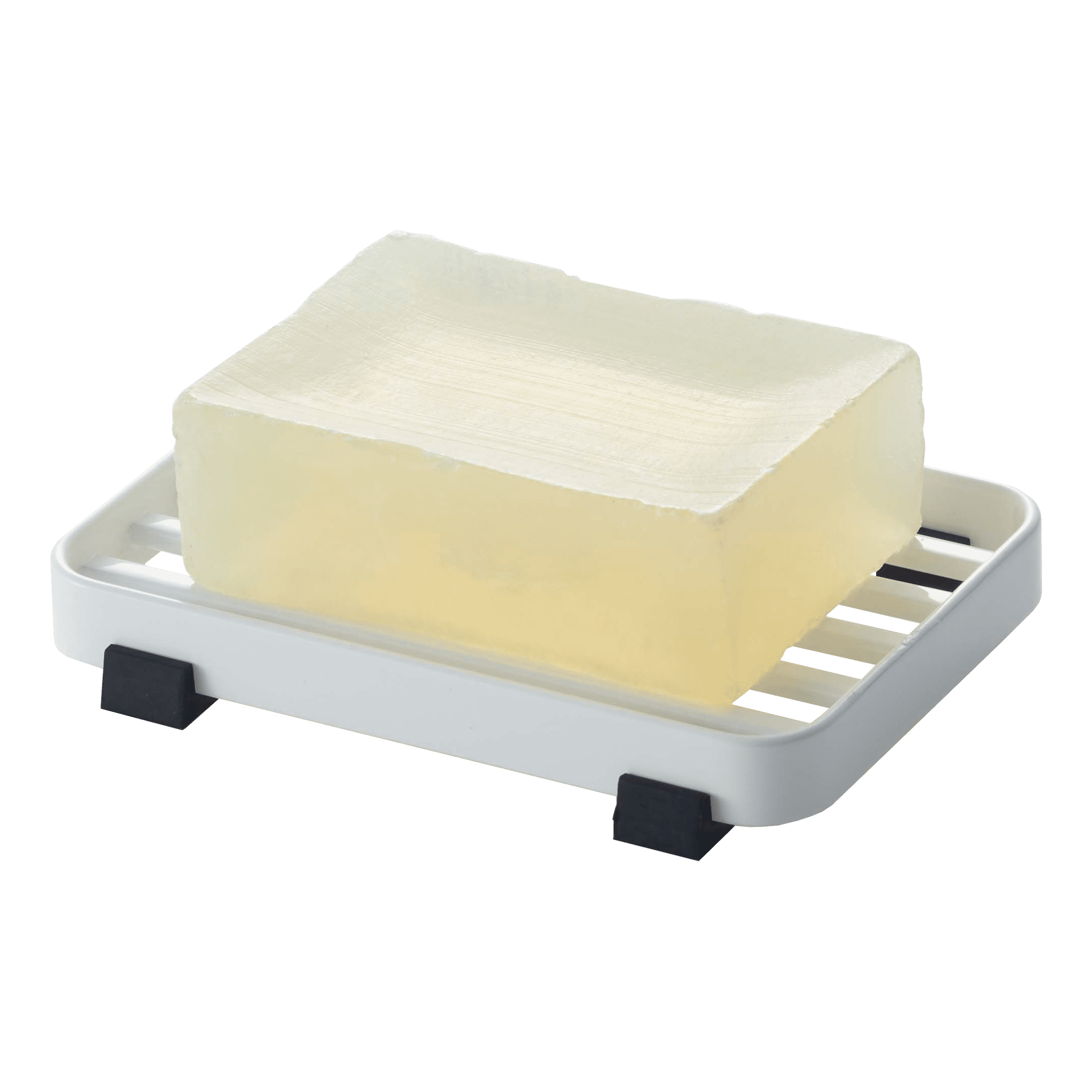 Yamazaki White Silicone Cushioned Soap Tray