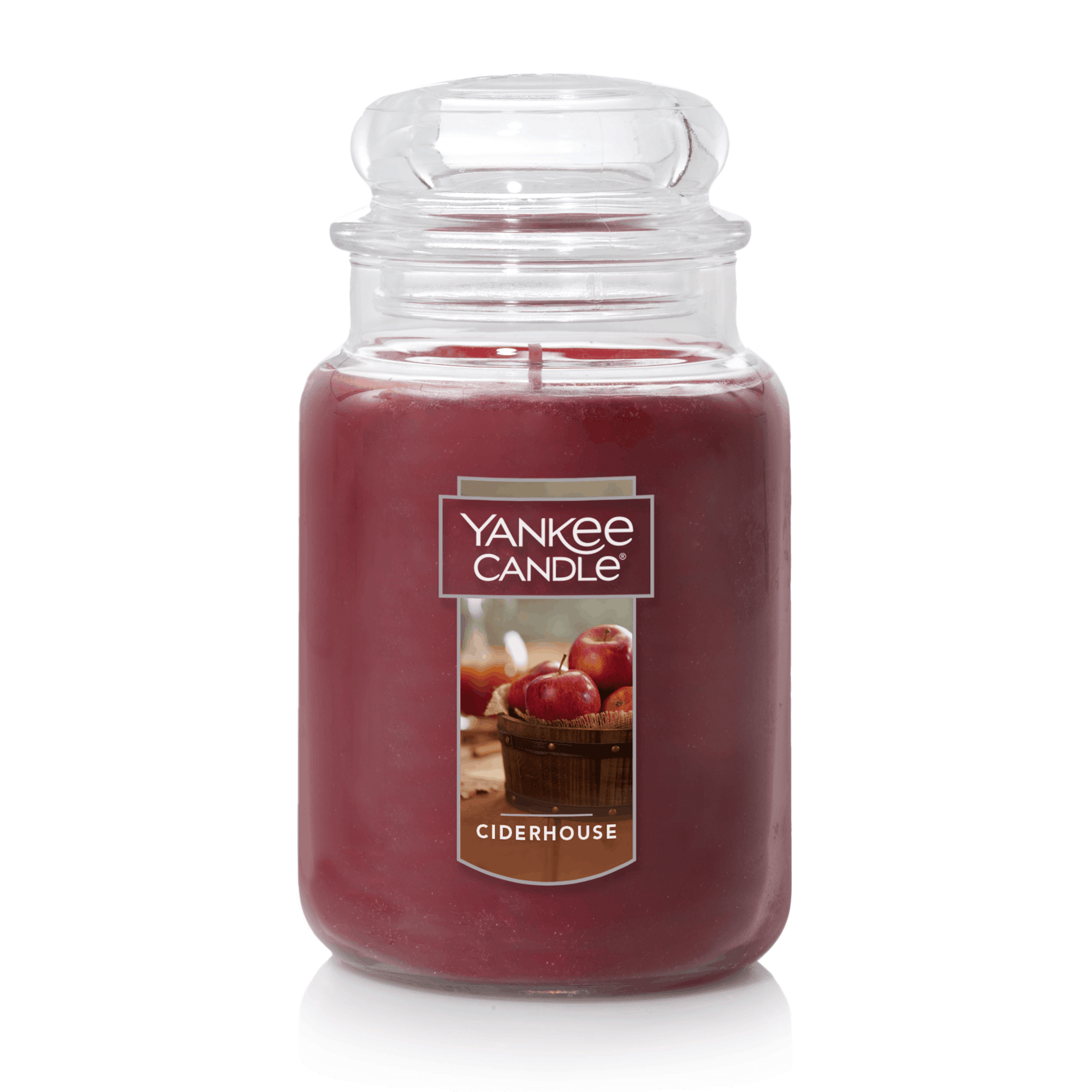 Ciderhouse Red Paraffin Wax Large Jar Candle