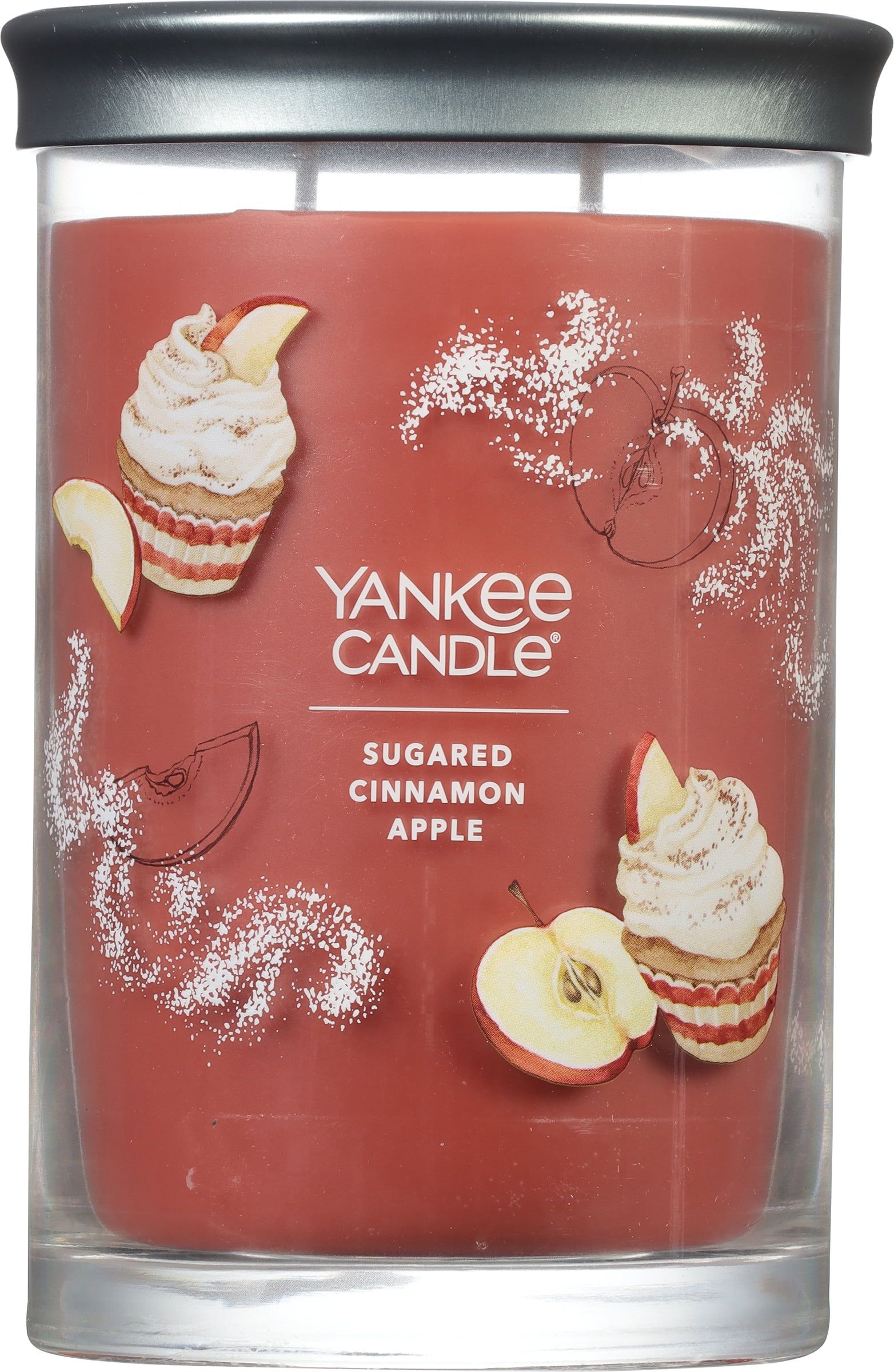 Sugared Cinnamon Apple Medium Red Soy Tumbler Candle