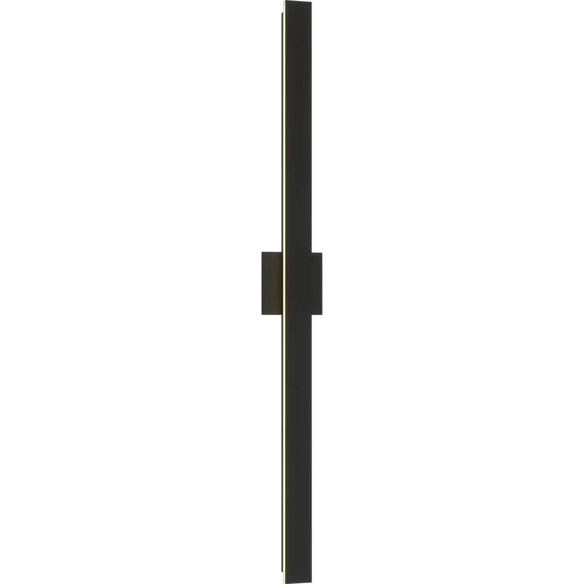 Matte Black 48" LED Outdoor Wall Light