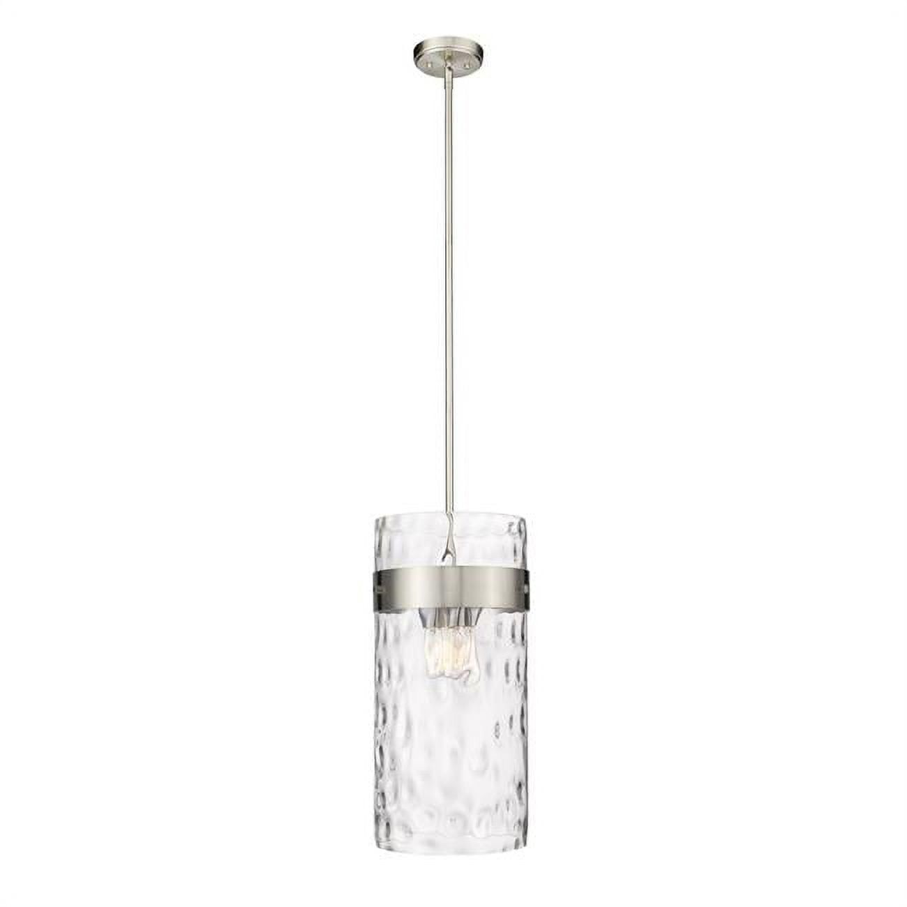 Fontaine Transitional Brushed Nickel 4-Light Indoor/Outdoor Pendant