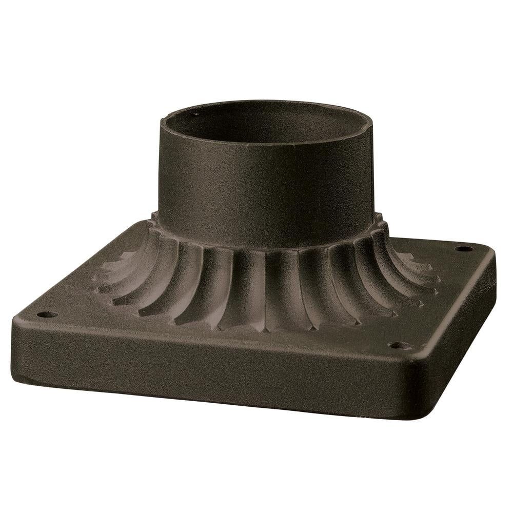 Oil Rubbed Bronze Outdoor Cast Aluminum Pier Mount