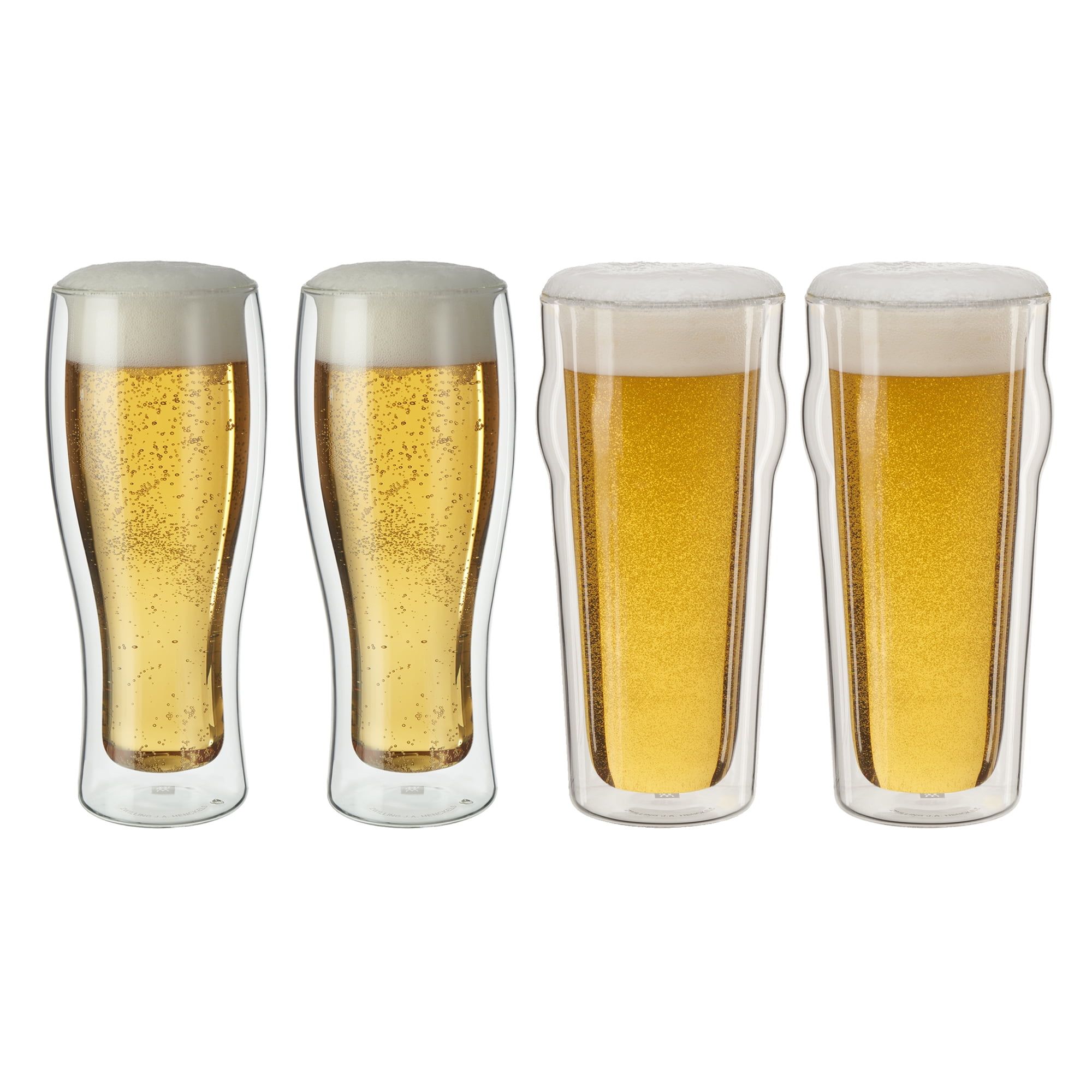 ZWILLING Sorrento Double-Wall Pint and Pilsner Glass Set