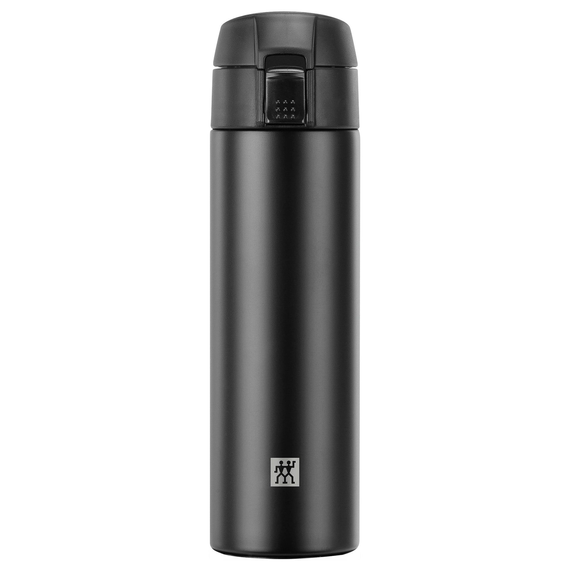 Matte Black Stainless Steel 15.2 oz Travel Bottle